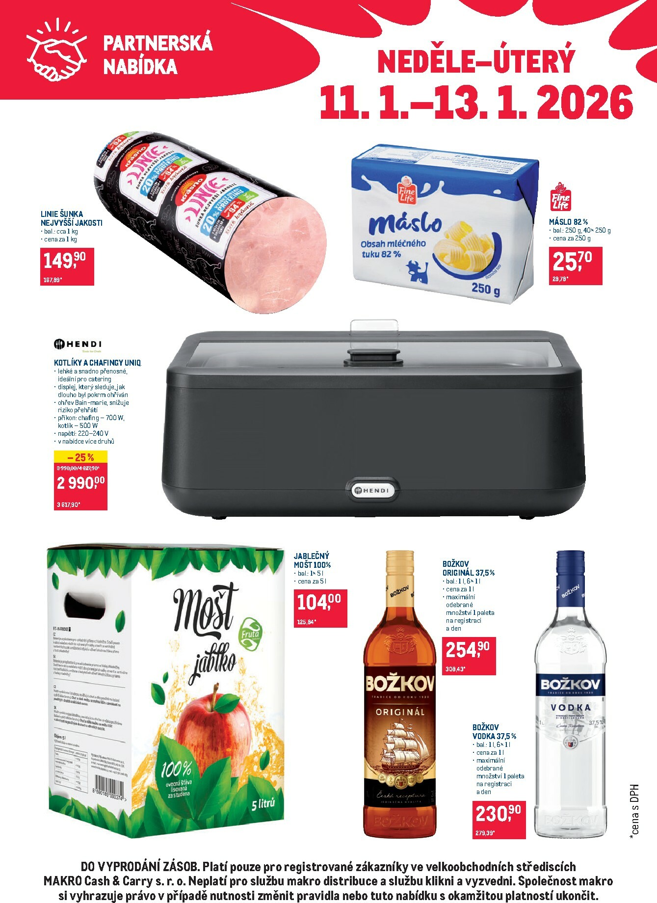 makro - Aktuální leták Makro - Partnerská nabídka od 11.01. do 13.01.