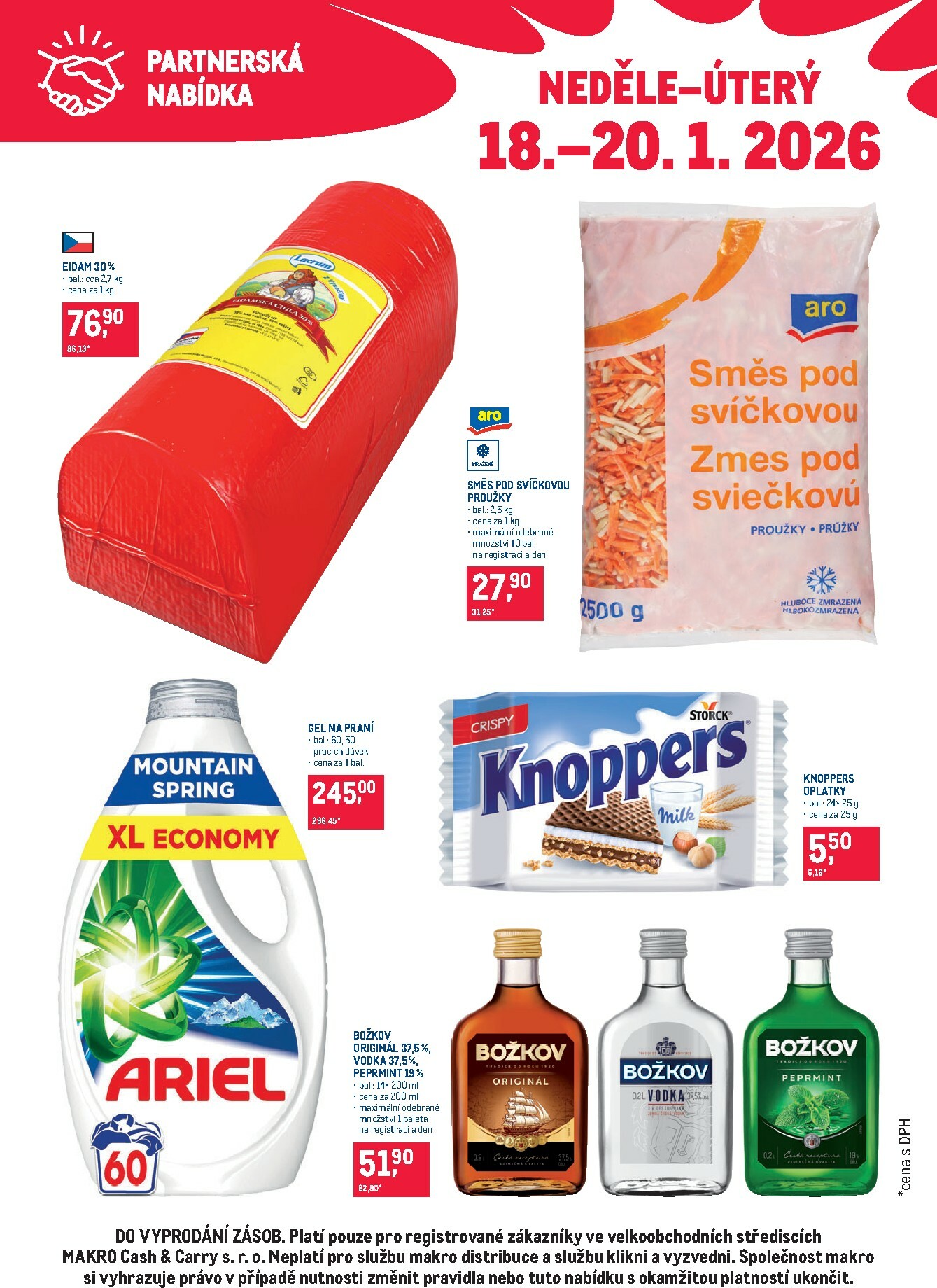makro - Aktuální leták Makro - Partnerská nabídka od 18.01. do 20.01.