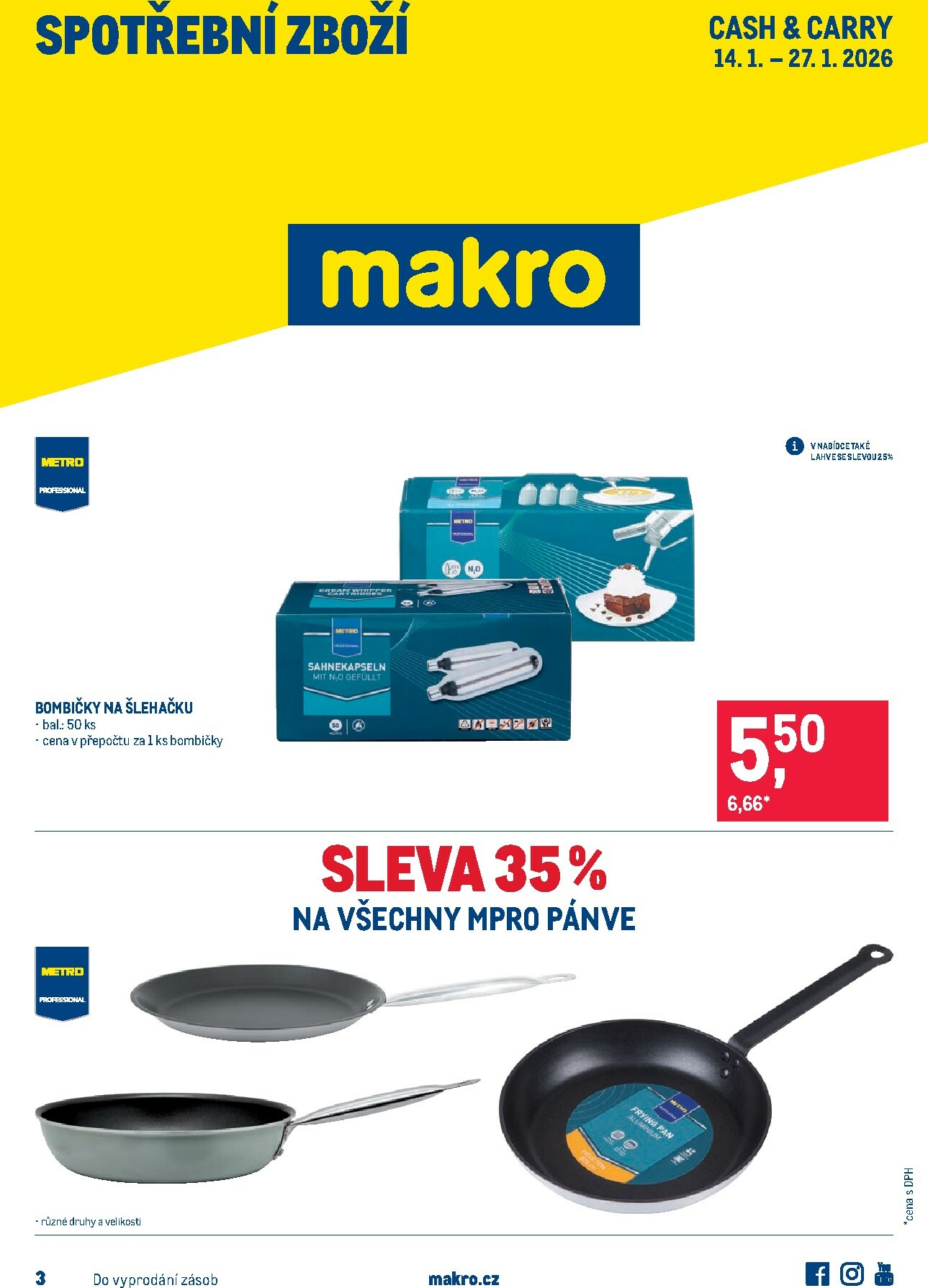 makro - Aktuální leták Makro - Spotřební zboží od 14.01. do 27.01.