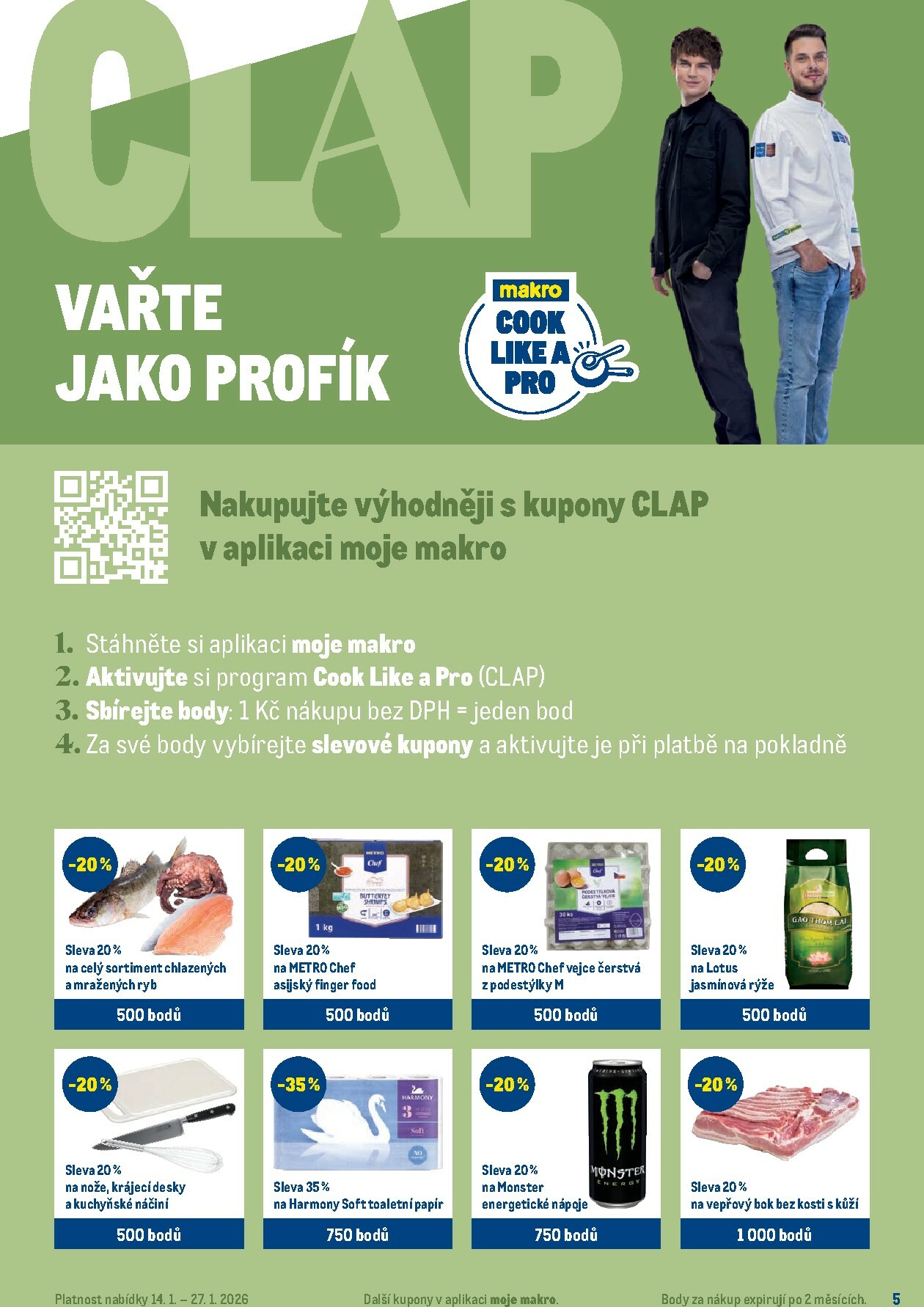 makro - Aktuální leták Makro - Pro milovníky jídla od 14.01. do 27.01. - page: 5