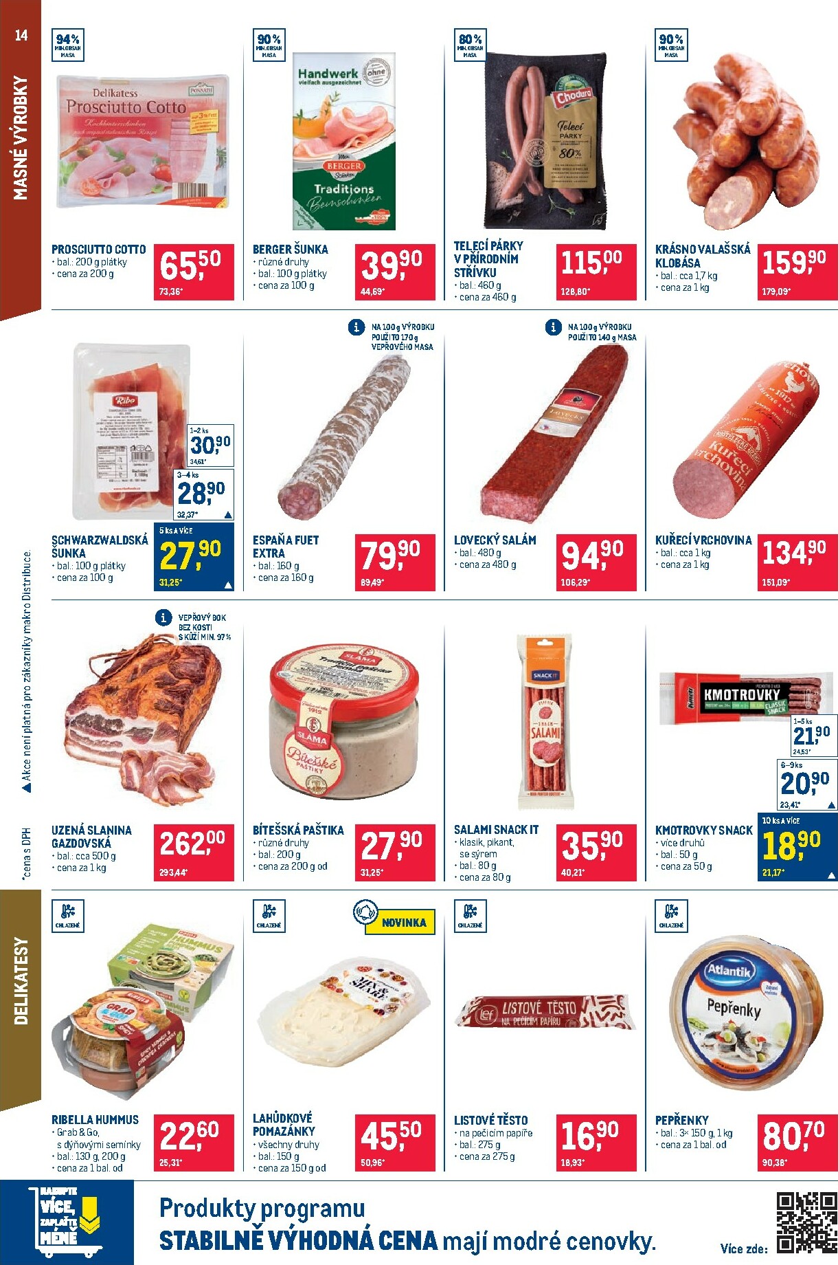 makro - Aktuální leták Makro - Pro milovníky jídla od 14.01. do 27.01. - page: 14