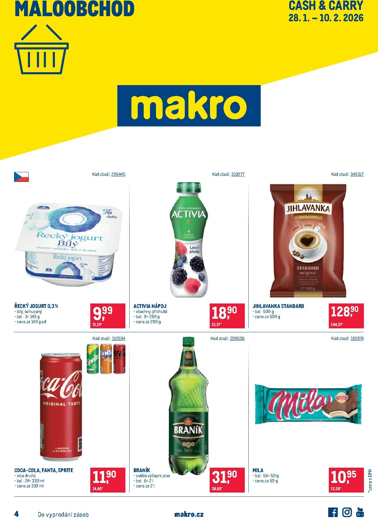 makro - Makro - Maloobchod leták platný od středy 28.01.2026 do úterý 10.02.2026