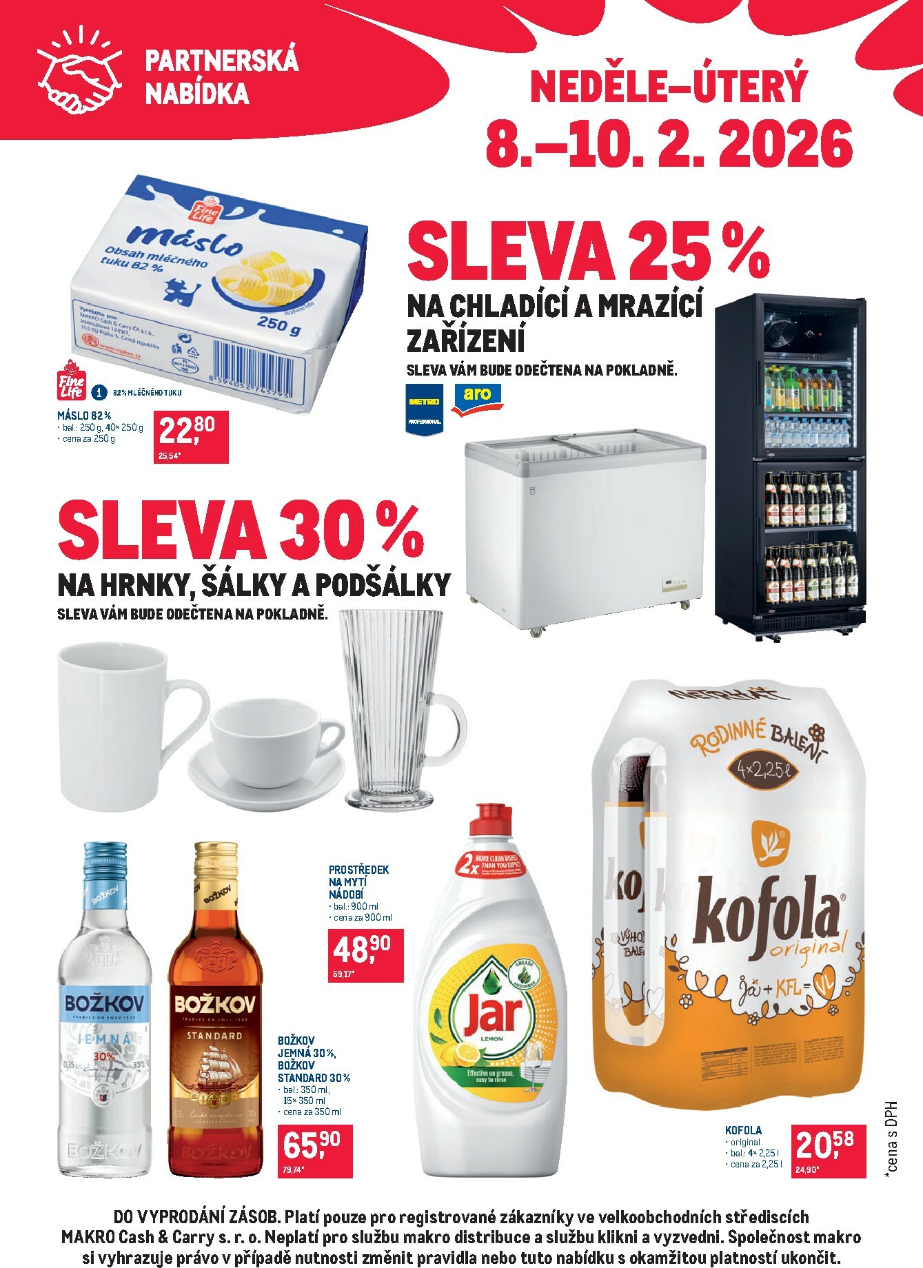 makro - Makro - Partnerská nabídka leták platný od neděle 08.02.2026 do úterý 10.02.2026