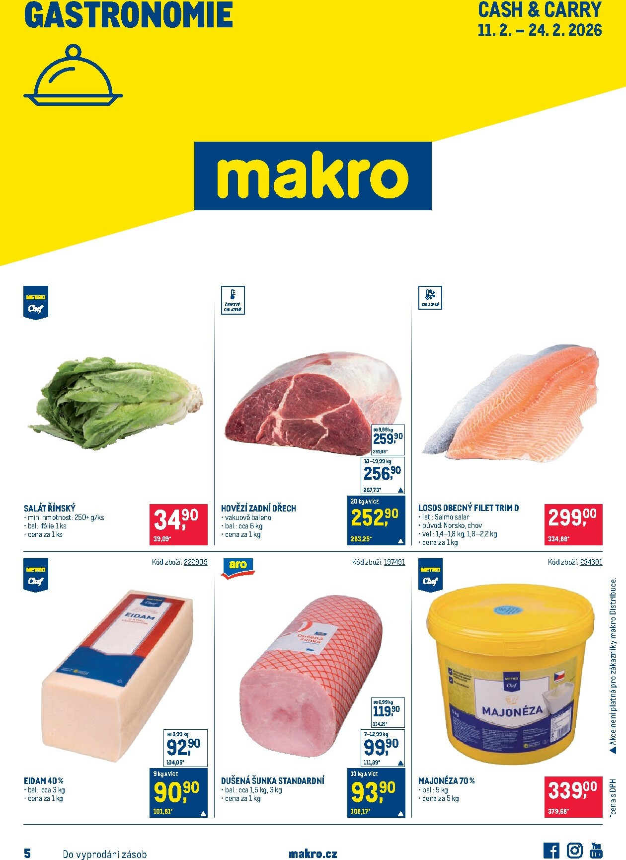 makro - Makro - Gastronomie leták platný od středy 11.02.2026 do úterý 24.02.2026
