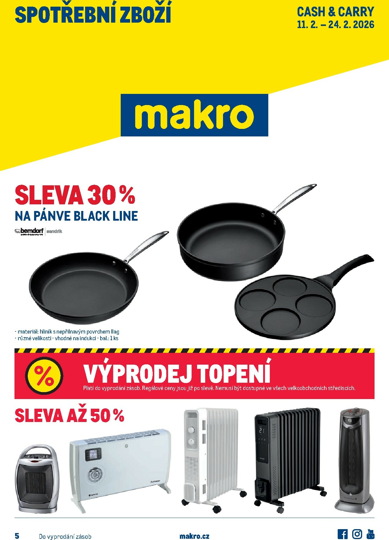 makro - Makro - Spotřební zboží leták platný od středy 11.02.2026 do úterý 24.02.2026