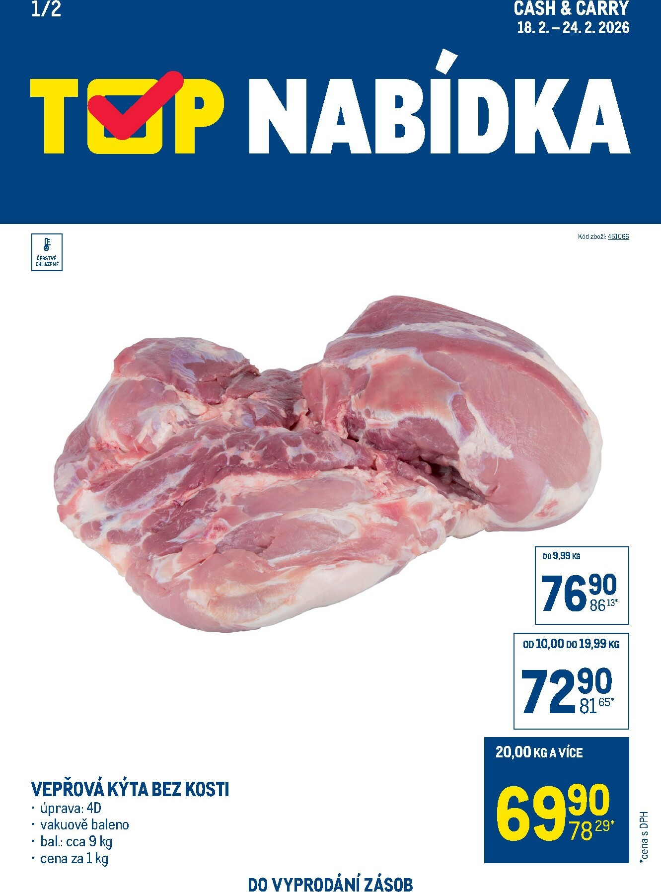 makro - Makro - TOP maso leták platný od středy 18.02.2026 do úterý 24.02.2026