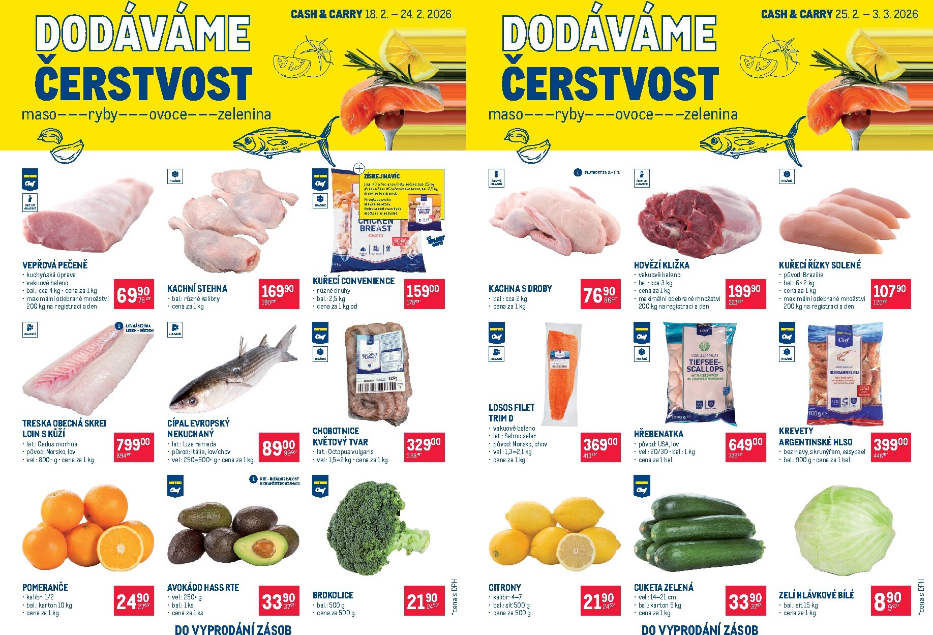 makro - Makro - Čerstvé zboží leták platný od středy 18.02.2026 do úterý 24.02.2026