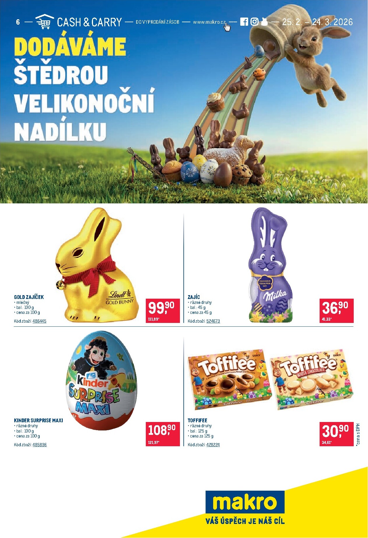 makro - Makro - Velikonoce leták platný od středy 25.02.2026 do úterý 24.03.2026