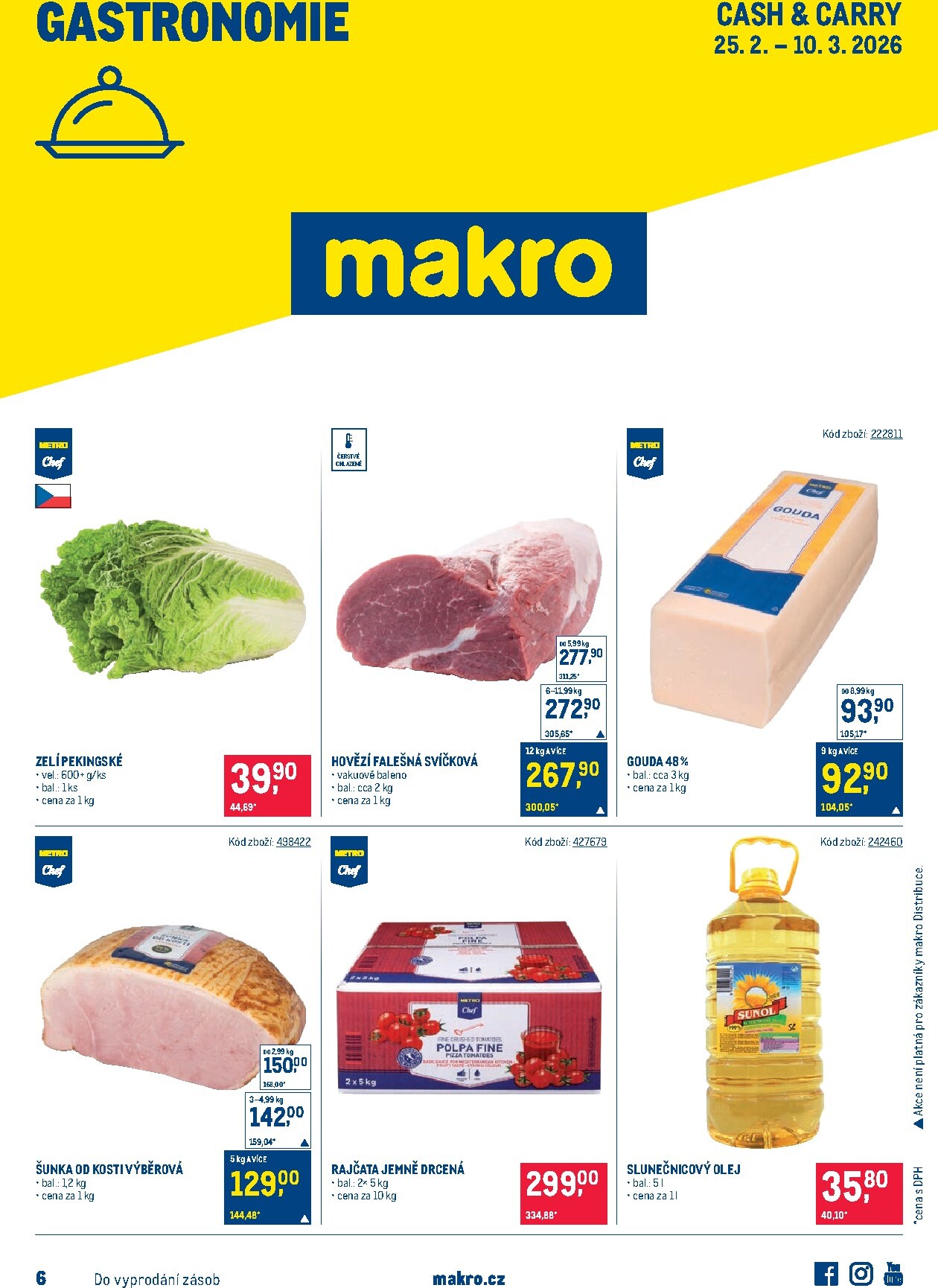 makro - Makro - Gastronomie leták platný od středy 25.02.2026 do úterý 10.03.2026