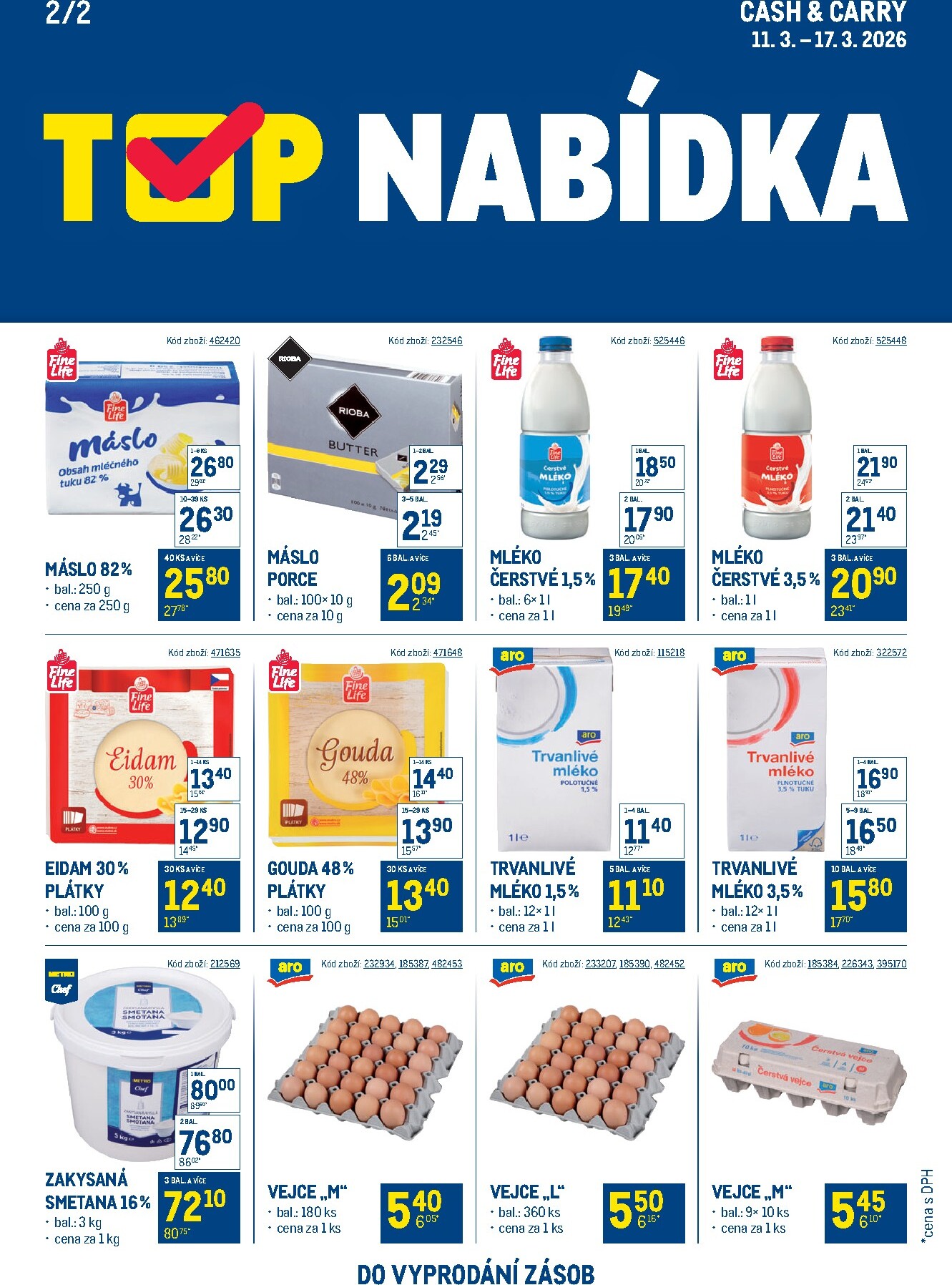 makro - Makro - TOP mléčné výrobky leták platný od středy 11.03.2026 do úterý 24.03.2026 - page: 2