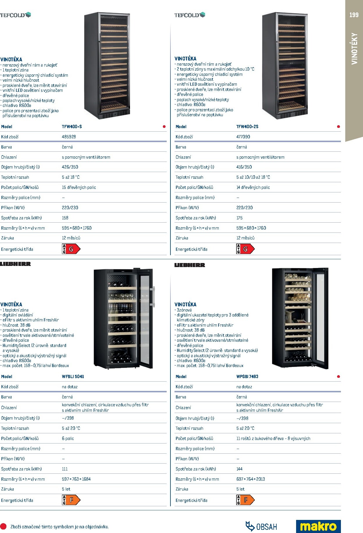 makro - Makro - Gastro vybavení a zařízení leták platný od neděle 01.02.2026 do neděle 31.01.2027 - page: 199