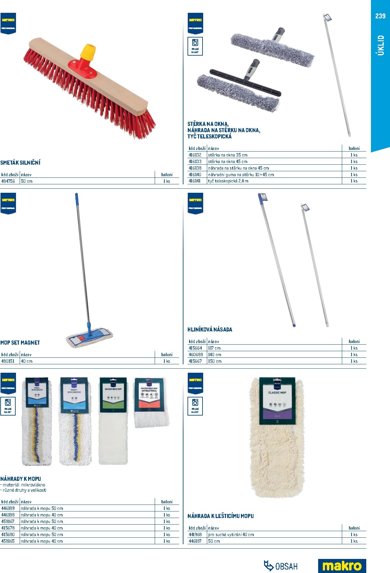 makro - Makro - Gastro vybavení a zařízení leták platný od neděle 01.02.2026 do neděle 31.01.2027 - page: 239