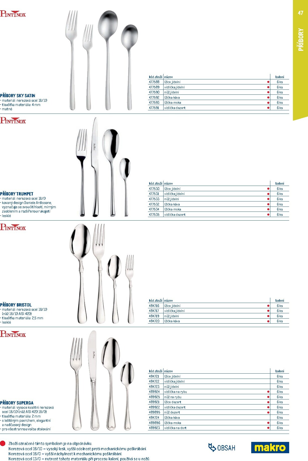 makro - Makro - Gastro vybavení a zařízení leták platný od neděle 01.02.2026 do neděle 31.01.2027 - page: 47