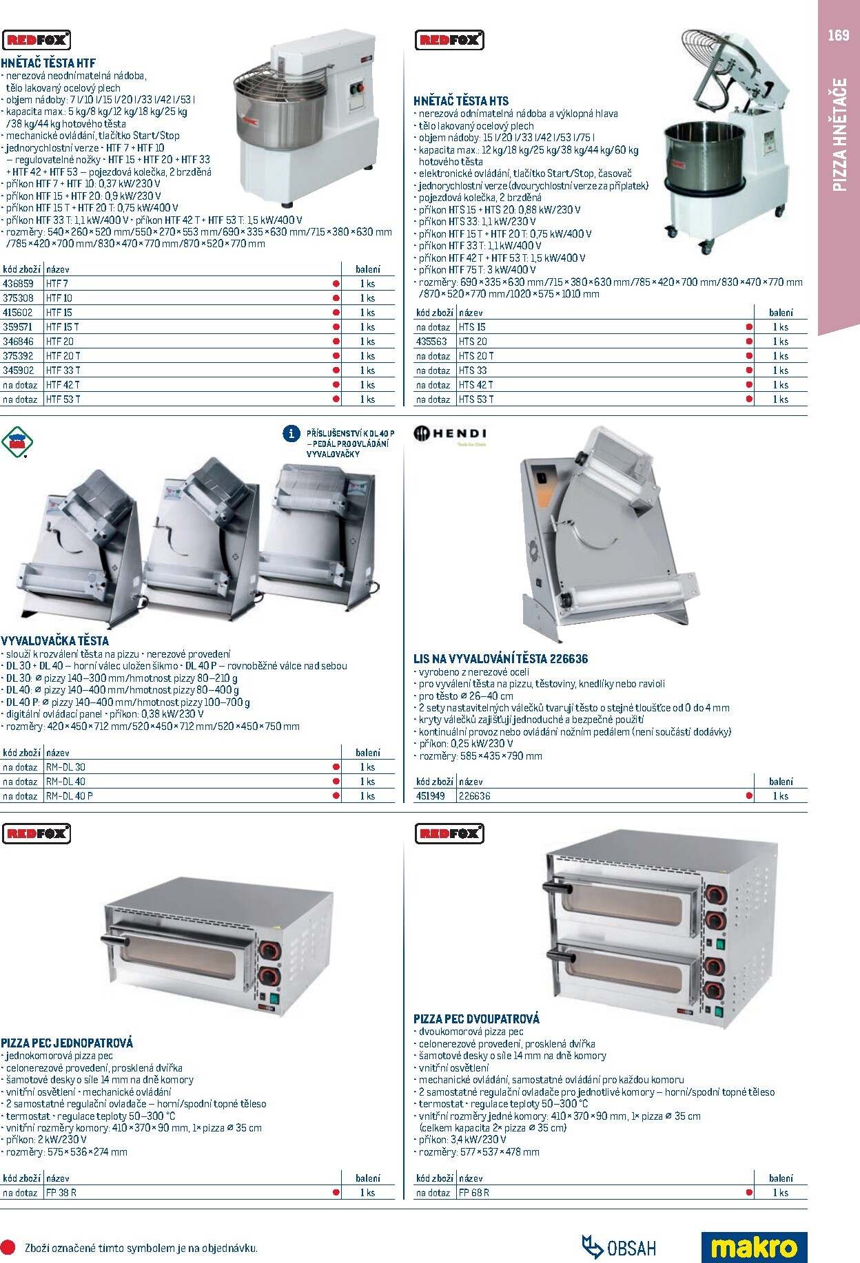 makro - Makro - Gastro vybavení a zařízení leták platný od neděle 01.02.2026 do neděle 31.01.2027 - page: 169