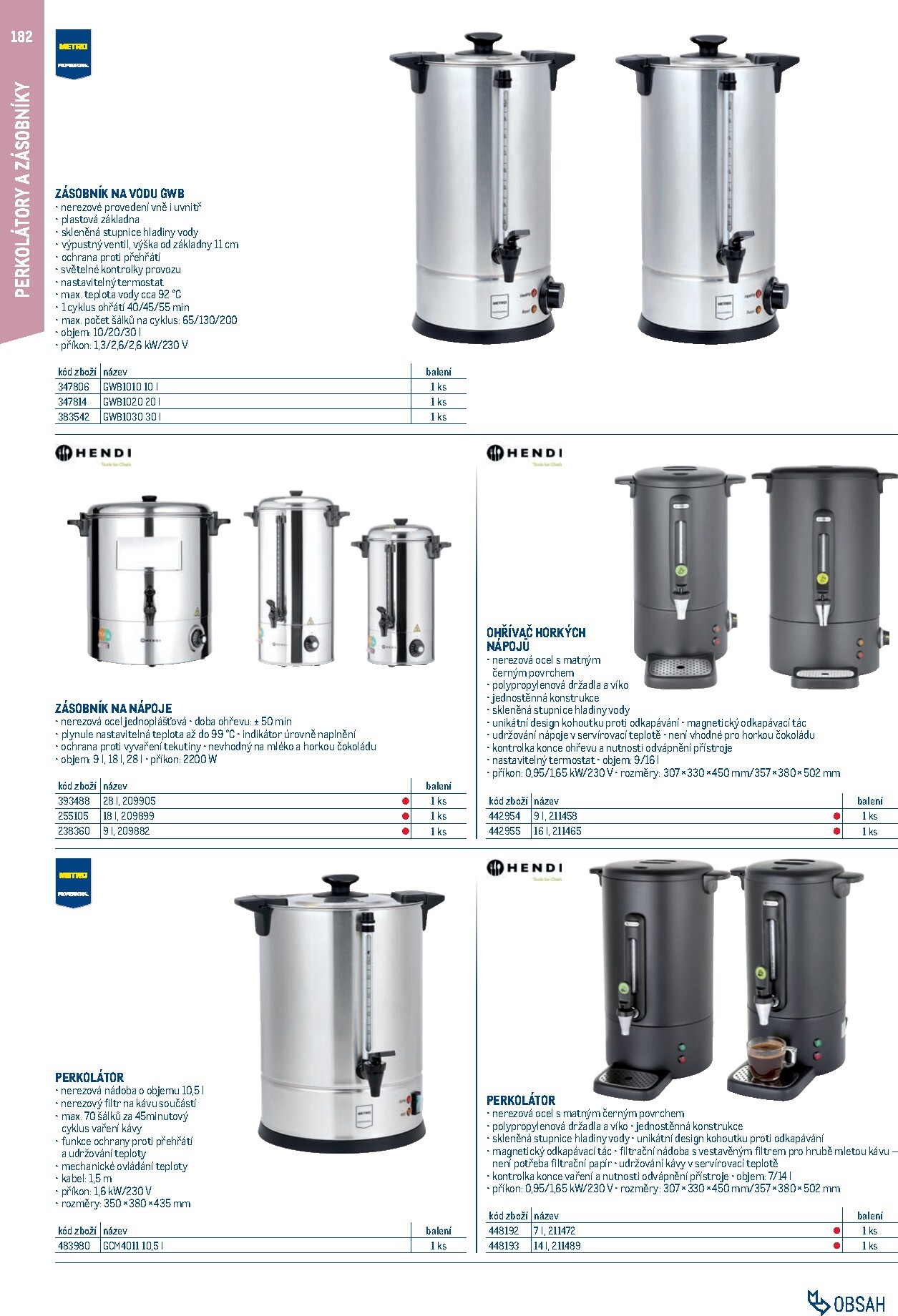 makro - Makro - Gastro vybavení a zařízení leták platný od neděle 01.02.2026 do neděle 31.01.2027 - page: 182