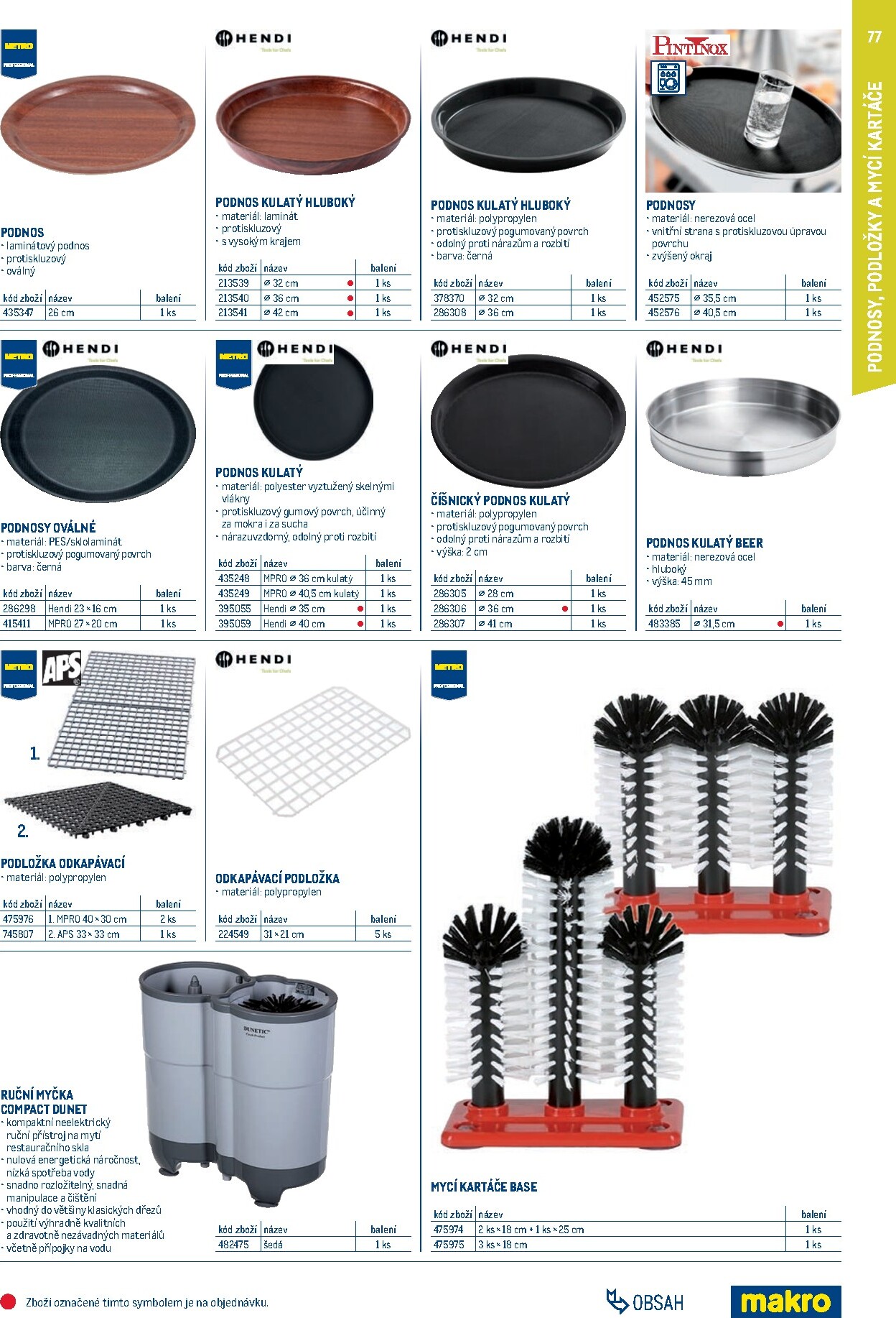 makro - Makro - Gastro vybavení a zařízení leták platný od neděle 01.02.2026 do neděle 31.01.2027 - page: 77