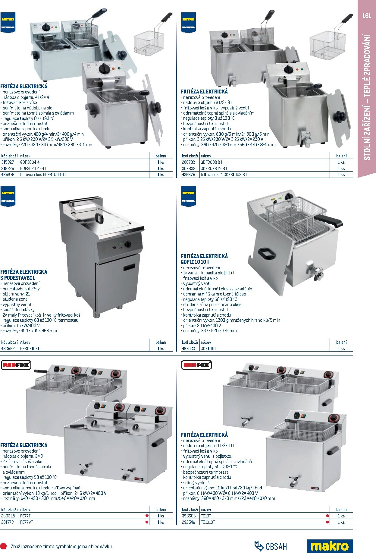 makro - Makro - Gastro vybavení a zařízení leták platný od neděle 01.02.2026 do neděle 31.01.2027 - page: 161