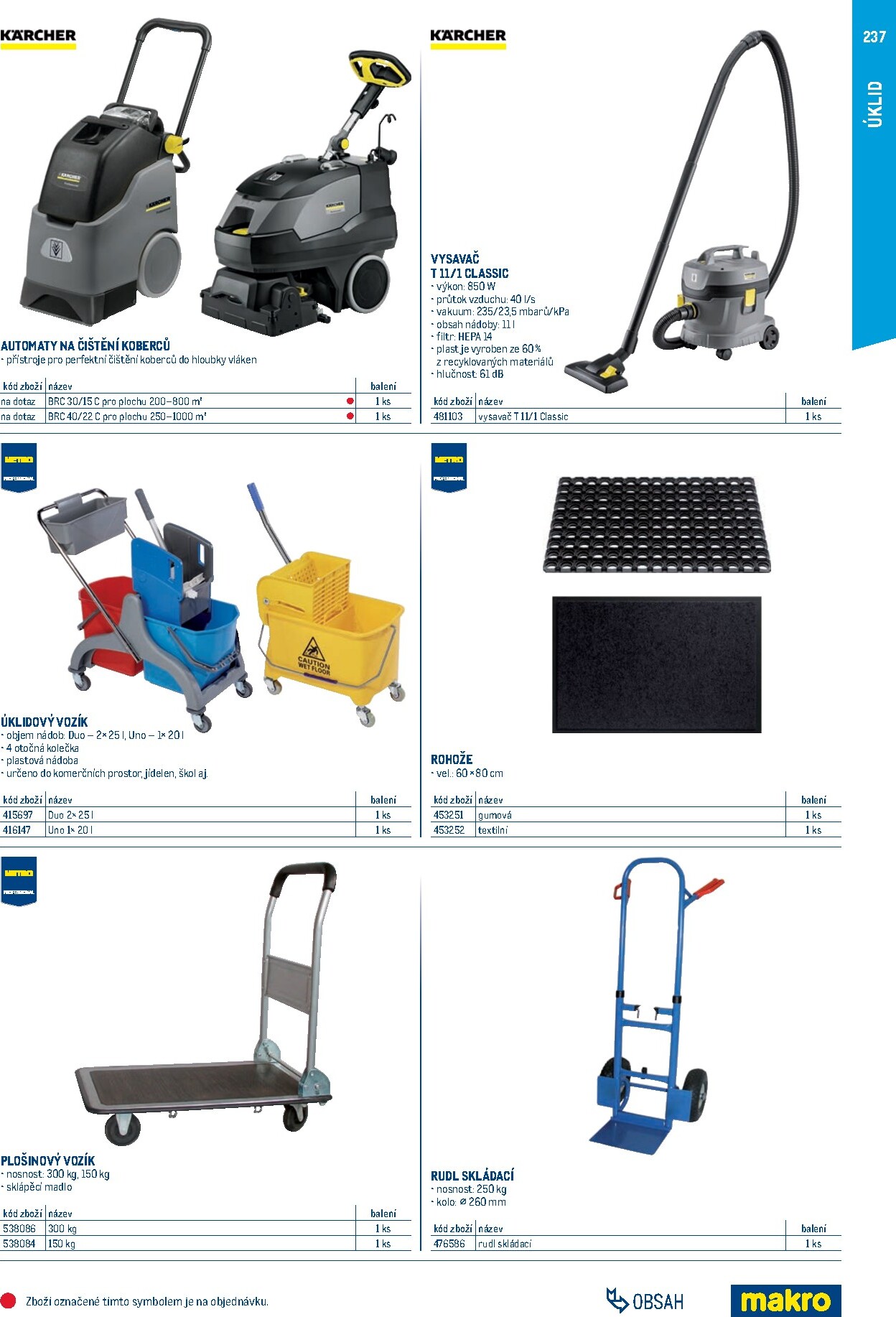 makro - Makro - Gastro vybavení a zařízení leták platný od neděle 01.02.2026 do neděle 31.01.2027 - page: 237