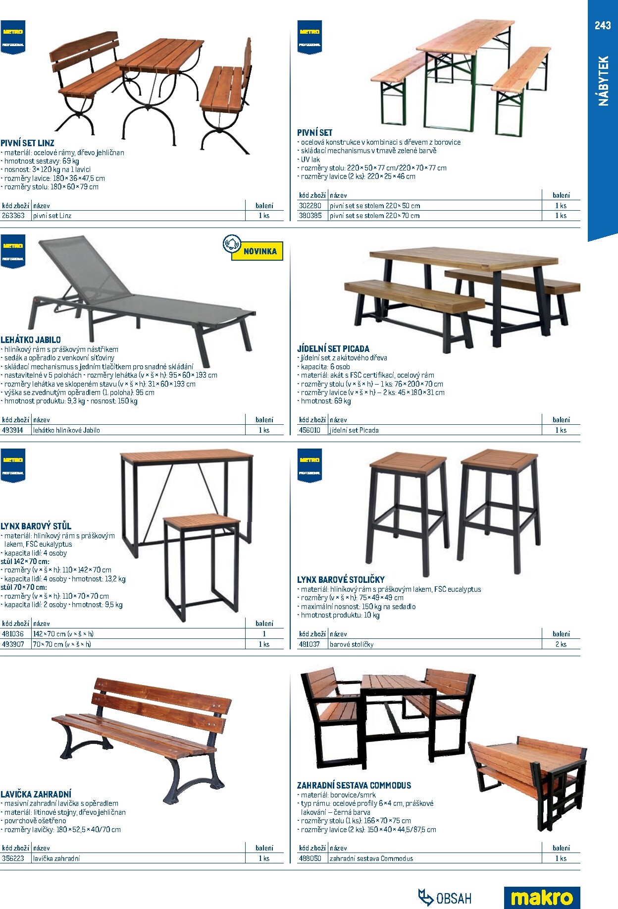 makro - Makro - Gastro vybavení a zařízení leták platný od neděle 01.02.2026 do neděle 31.01.2027 - page: 243