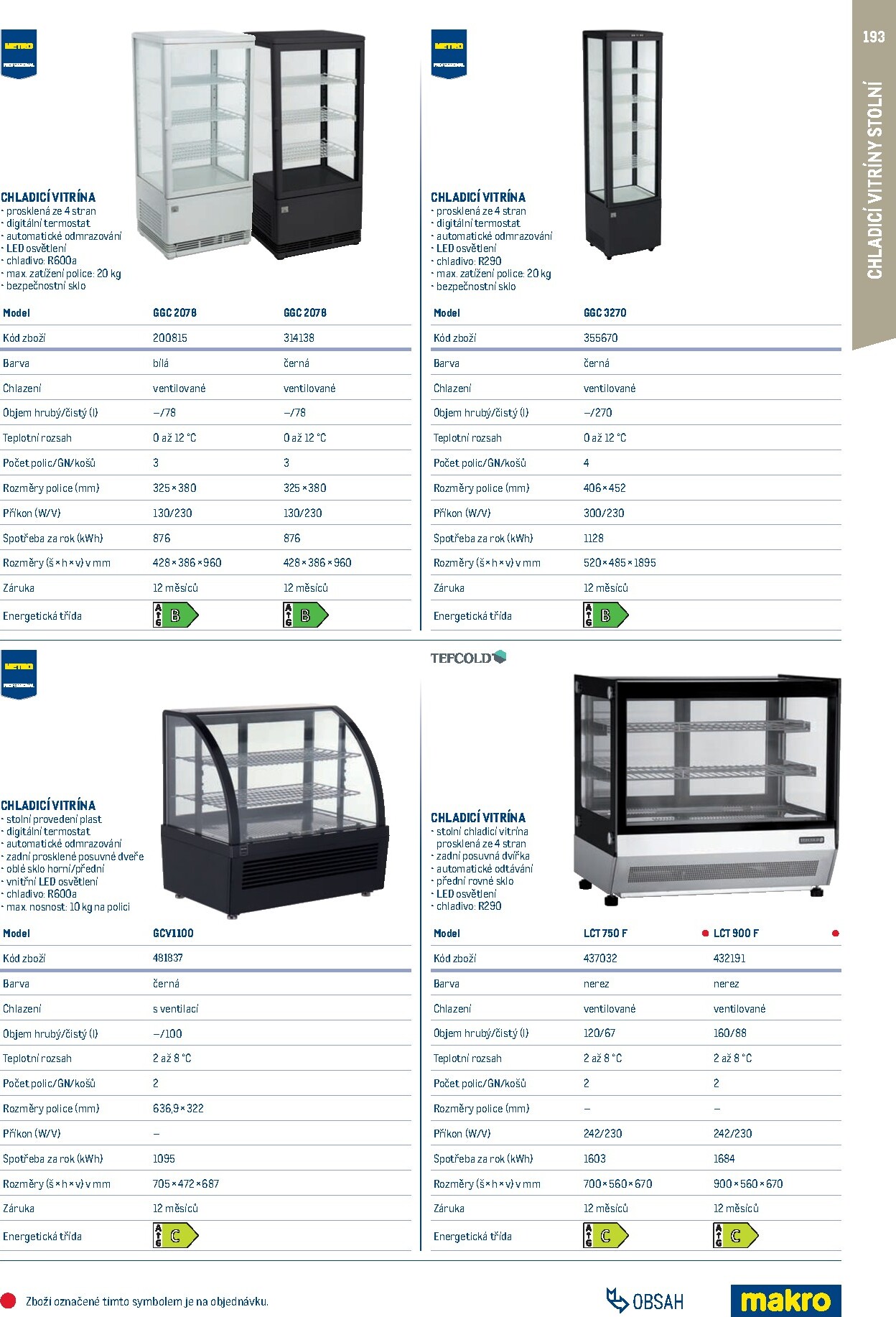 makro - Makro - Gastro vybavení a zařízení leták platný od neděle 01.02.2026 do neděle 31.01.2027 - page: 193