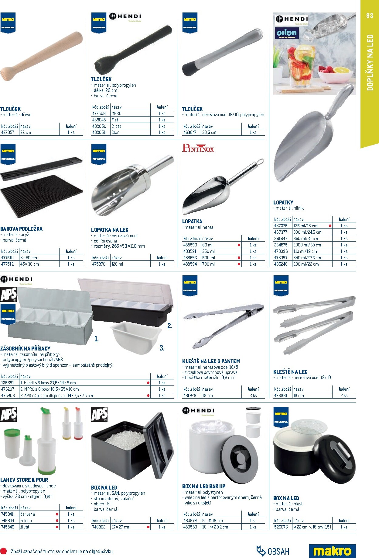 makro - Makro - Gastro vybavení a zařízení leták platný od neděle 01.02.2026 do neděle 31.01.2027 - page: 83