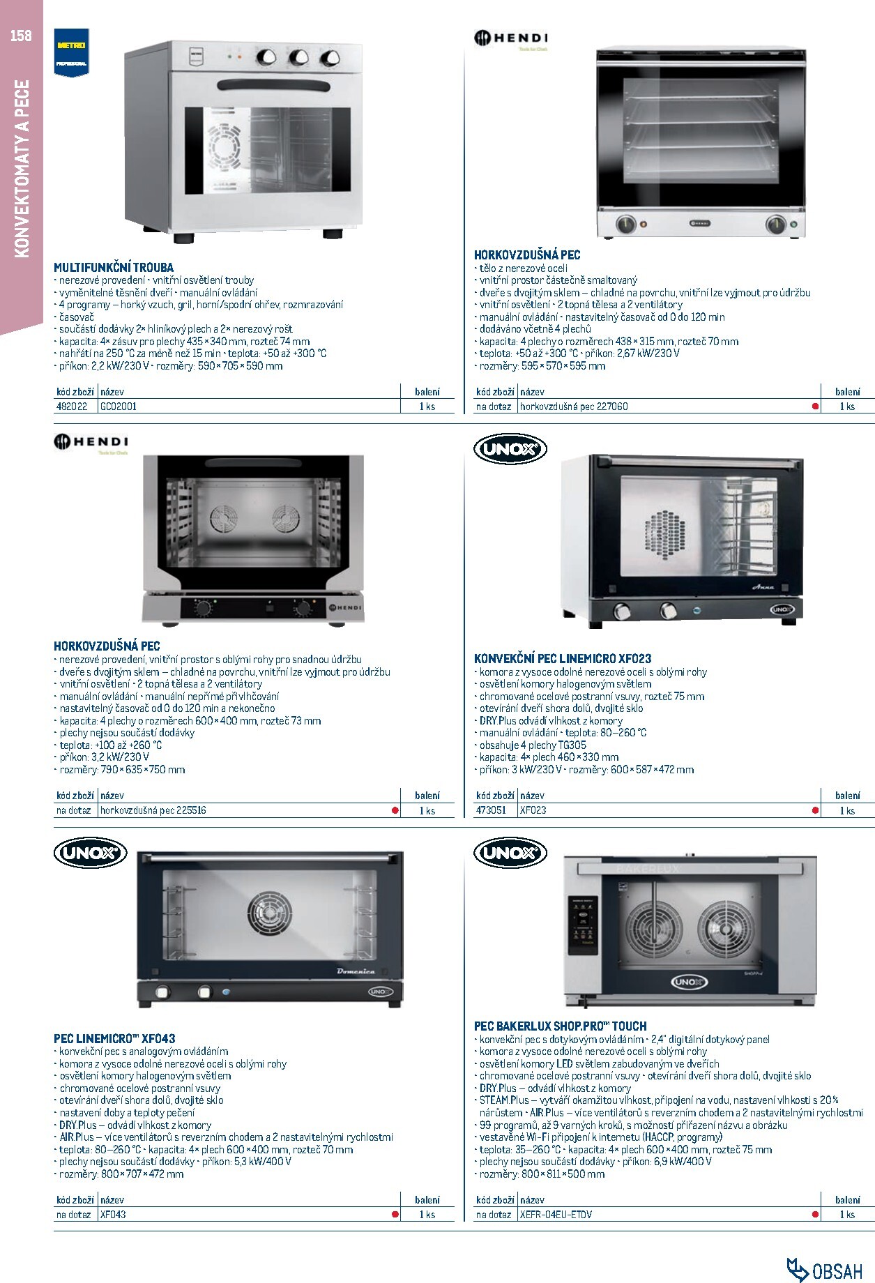 makro - Makro - Gastro vybavení a zařízení leták platný od neděle 01.02.2026 do neděle 31.01.2027 - page: 158