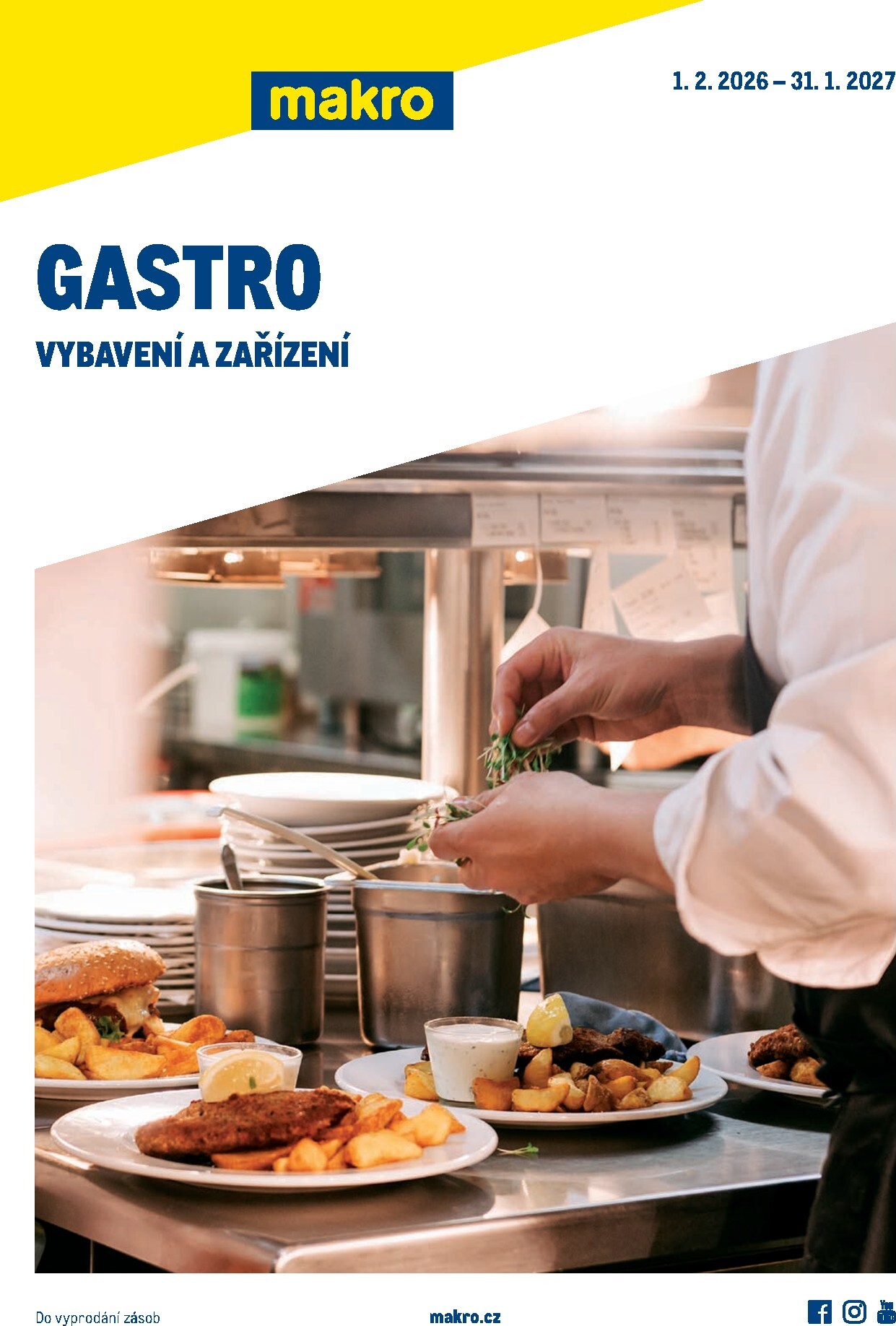 makro - Makro - Gastro vybavení a zařízení leták platný od neděle 01.02.2026 do neděle 31.01.2027