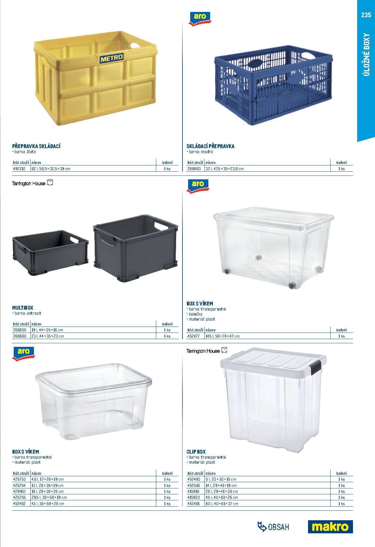 makro - Makro - Gastro vybavení a zařízení leták platný od neděle 01.02.2026 do neděle 31.01.2027 - page: 235