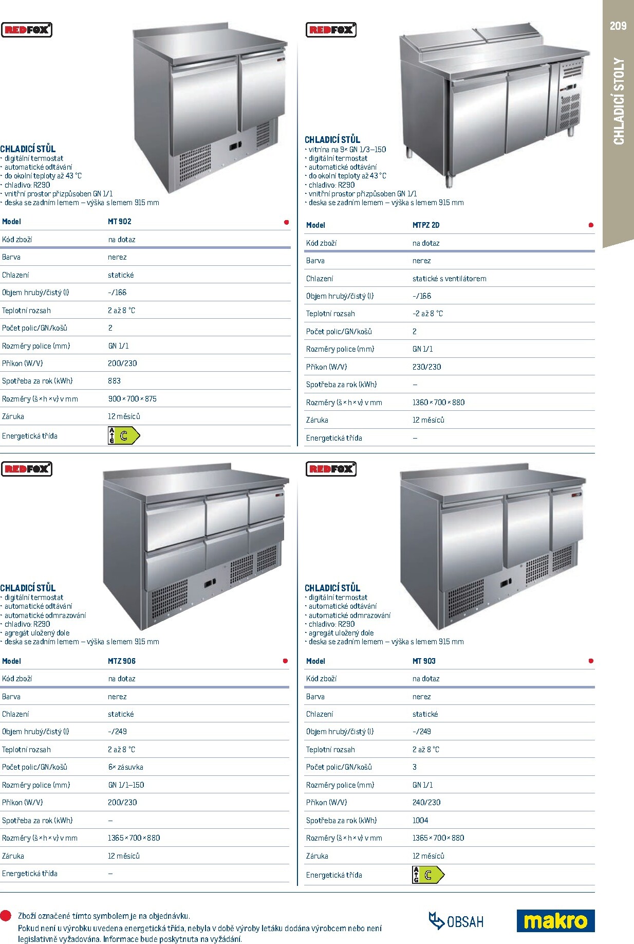 makro - Makro - Gastro vybavení a zařízení leták platný od neděle 01.02.2026 do neděle 31.01.2027 - page: 209
