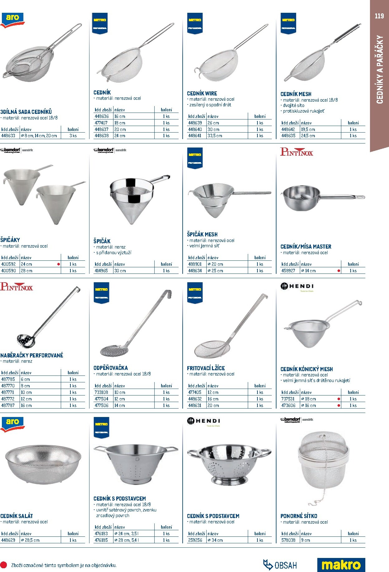 makro - Makro - Gastro vybavení a zařízení leták platný od neděle 01.02.2026 do neděle 31.01.2027 - page: 119