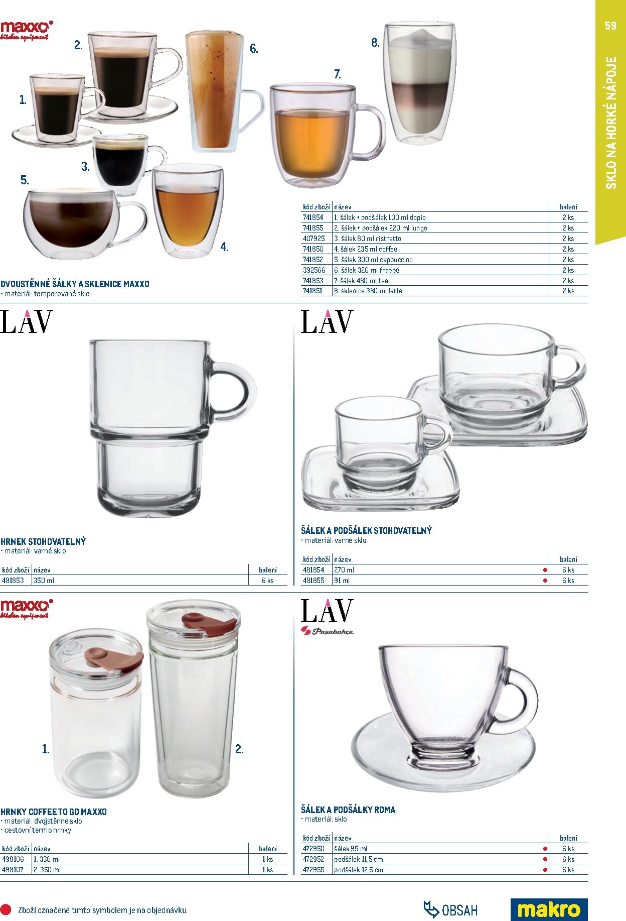 makro - Makro - Gastro vybavení a zařízení leták platný od neděle 01.02.2026 do neděle 31.01.2027 - page: 59