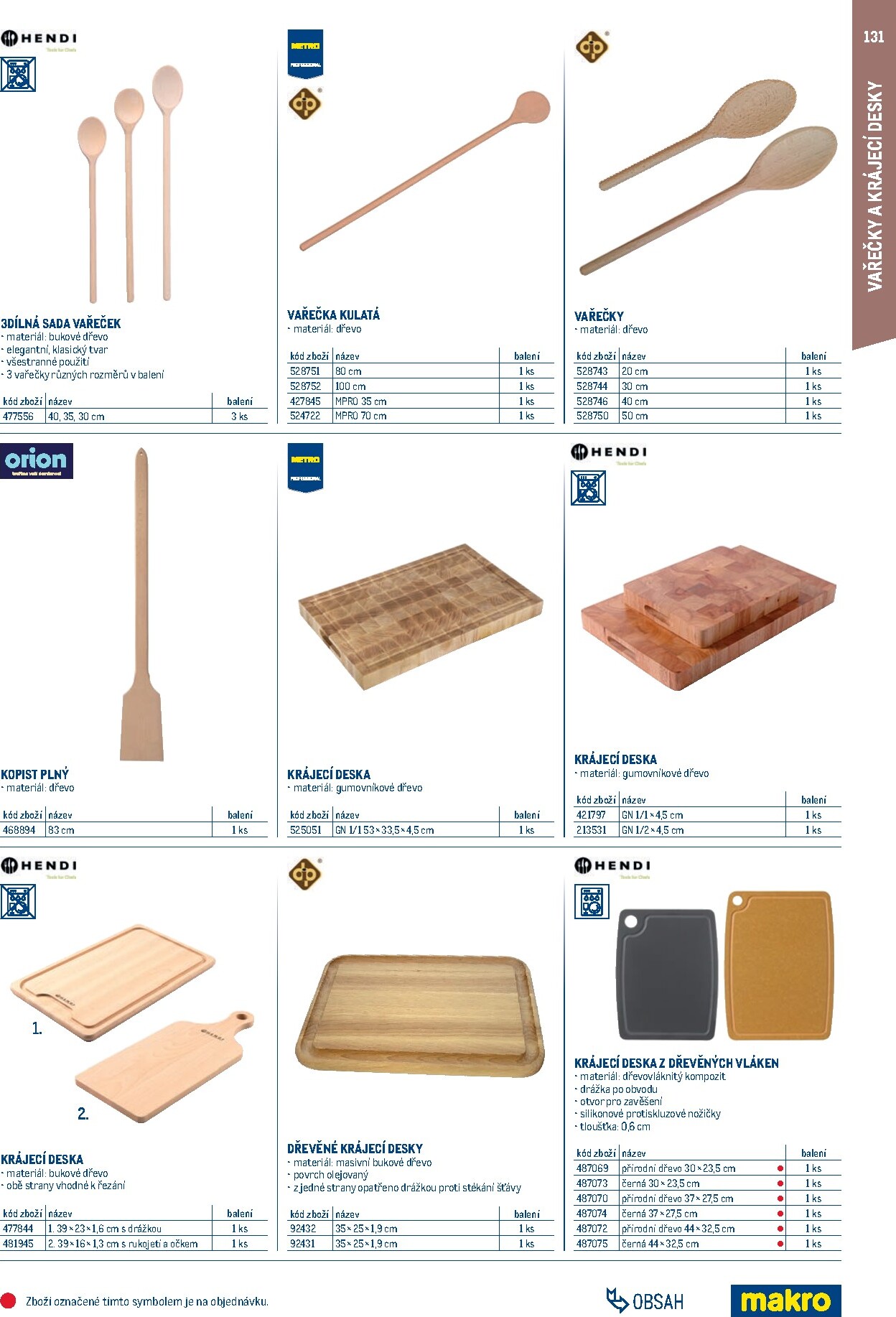 makro - Makro - Gastro vybavení a zařízení leták platný od neděle 01.02.2026 do neděle 31.01.2027 - page: 131