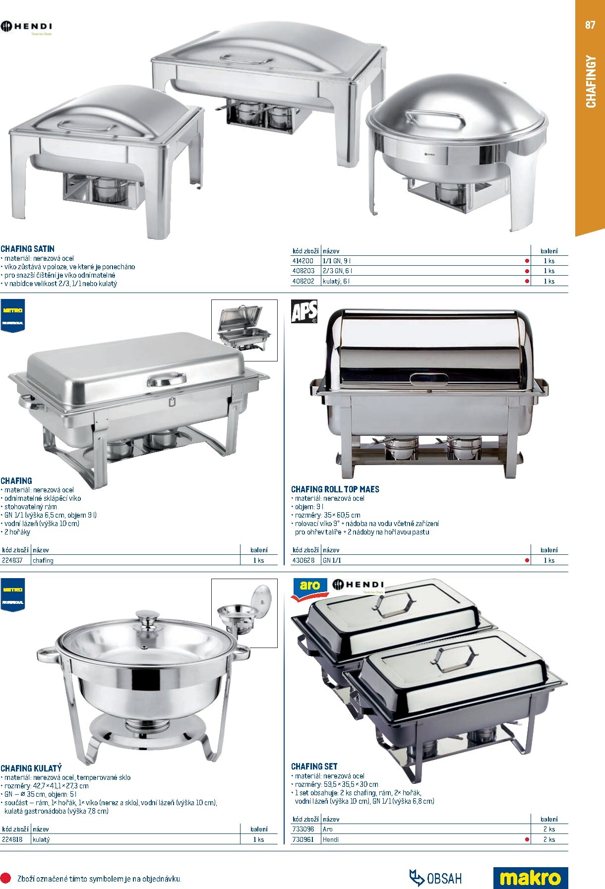 makro - Makro - Gastro vybavení a zařízení leták platný od neděle 01.02.2026 do neděle 31.01.2027 - page: 87