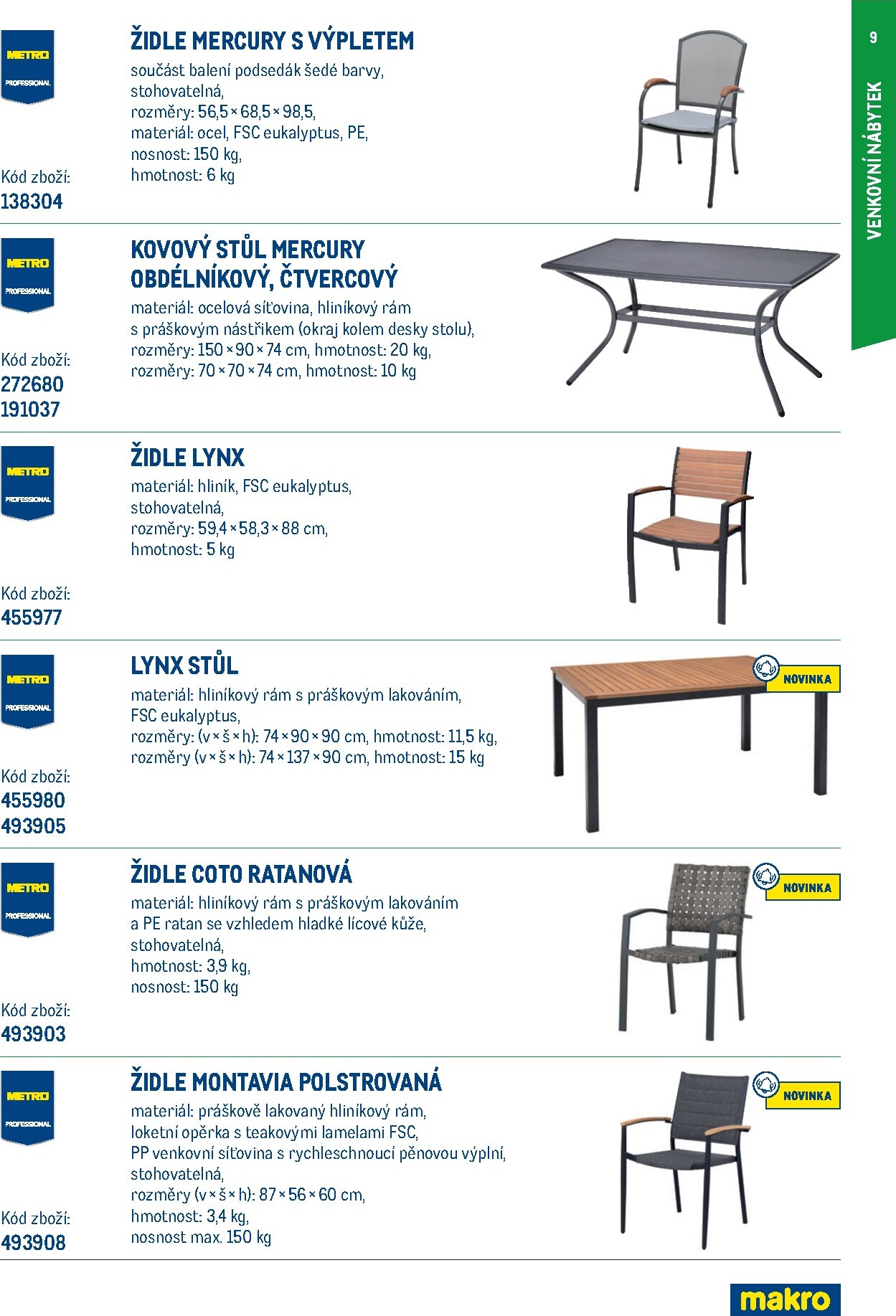 makro - Makro - Venkovní vybavení leták platný od čtvrtka 05.03.2026 do čtvrtka 31.12.2026 - page: 9