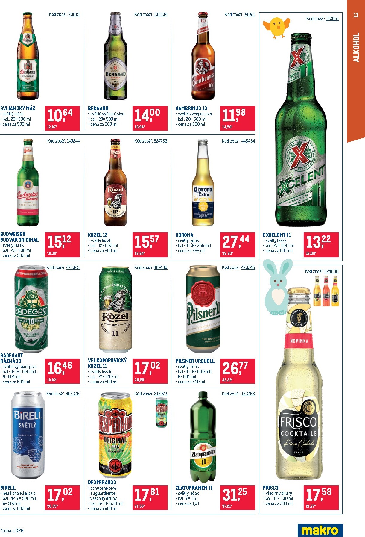 makro - Makro - Maloobchod - Distribuce leták platný od úterý 24.03.2026 do pondělí 06.04.2026 - page: 11