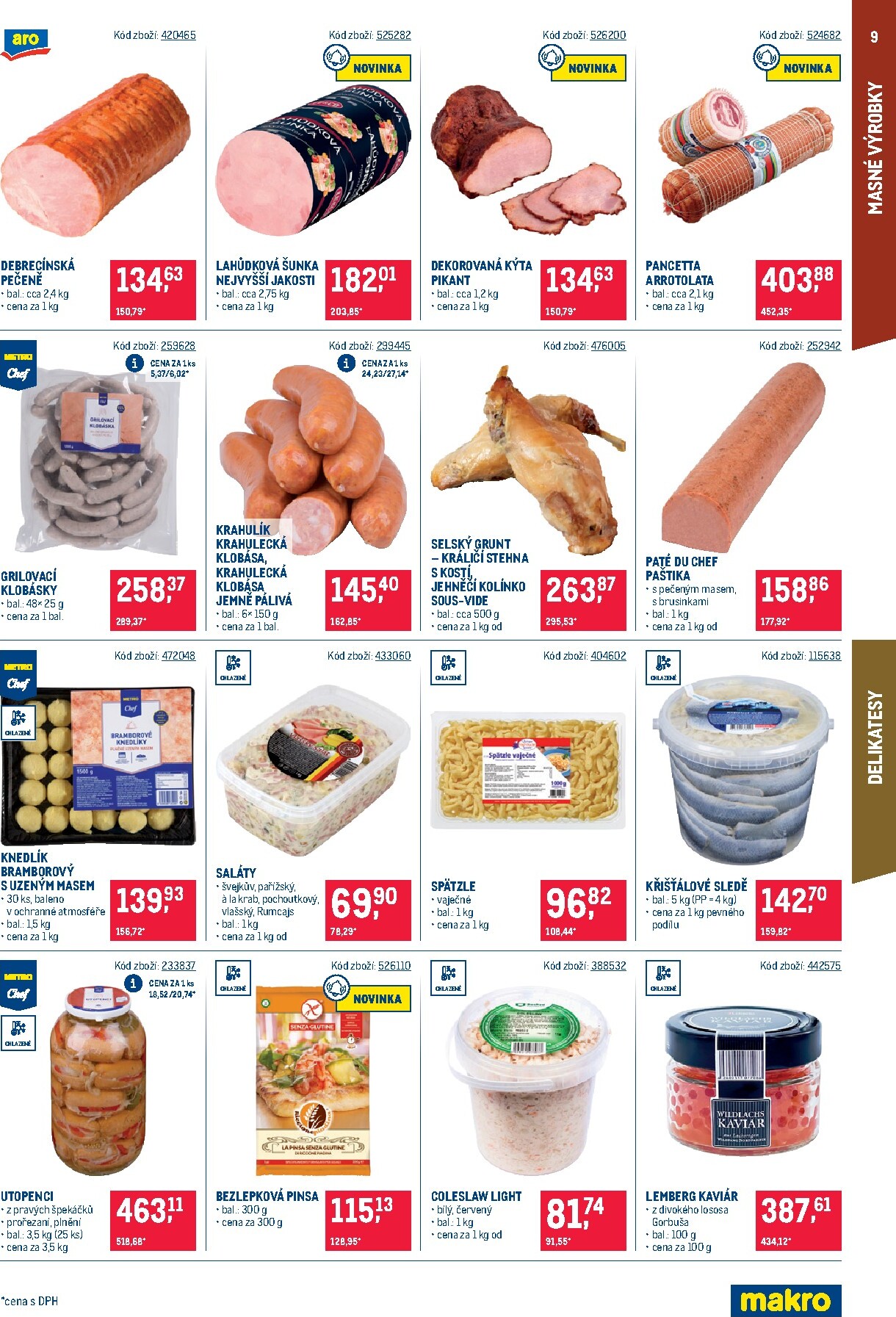 makro - Makro - Gastronomie - Distribuce leták platný od úterý 24.03.2026 do pondělí 06.04.2026 - page: 9