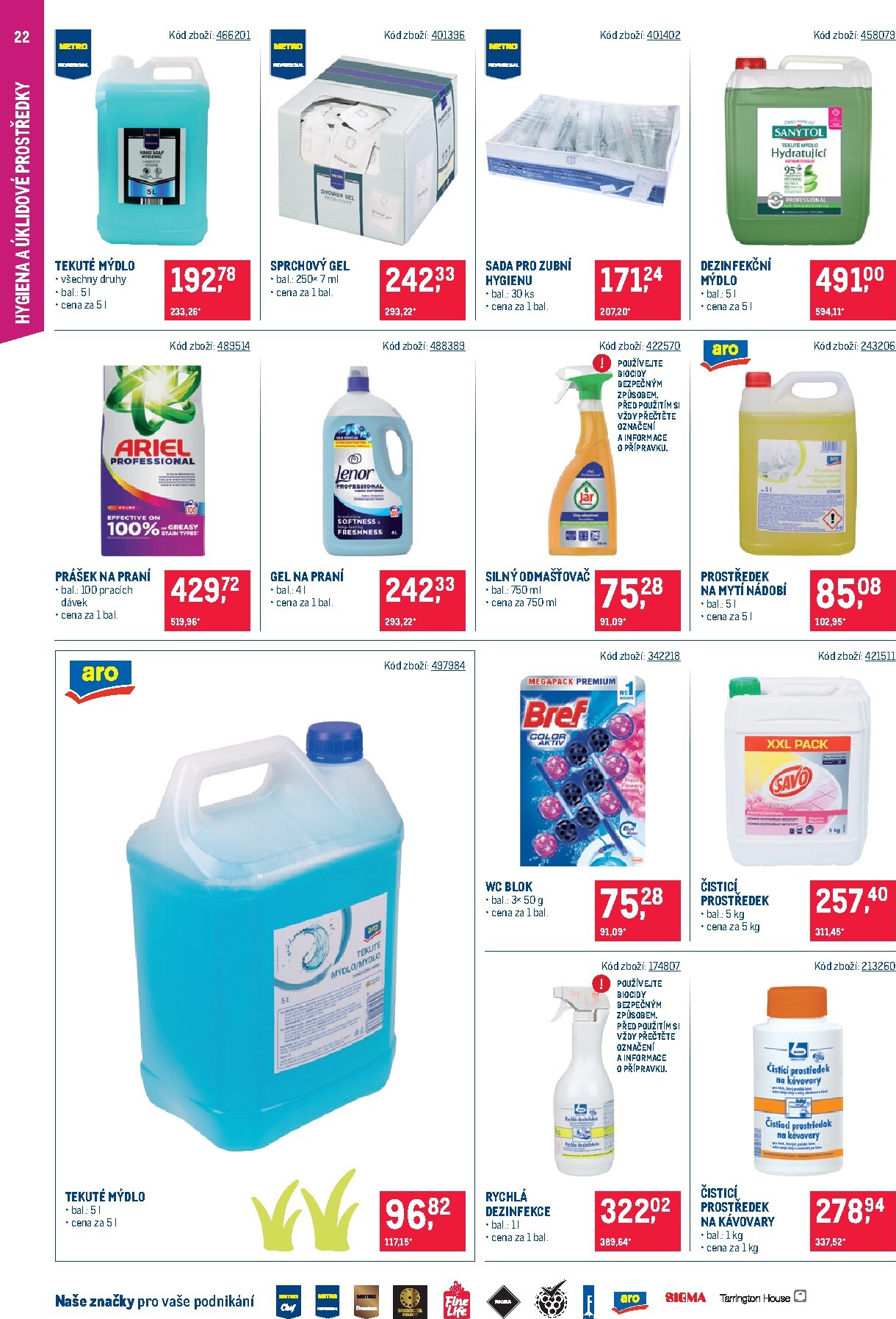 makro - Makro - Gastronomie - Distribuce leták platný od úterý 24.03.2026 do pondělí 06.04.2026 - page: 22