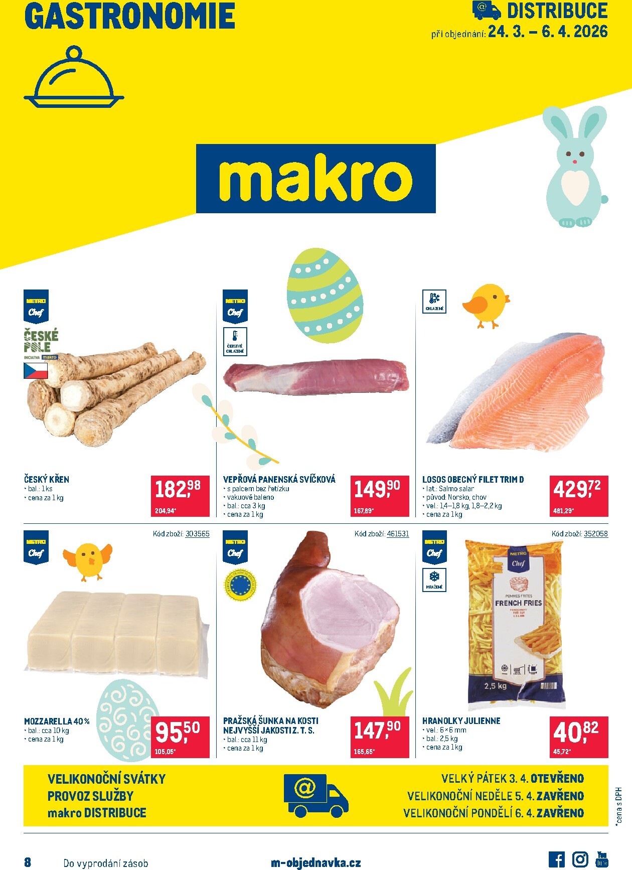 makro - Makro - Gastronomie - Distribuce leták platný od úterý 24.03.2026 do pondělí 06.04.2026