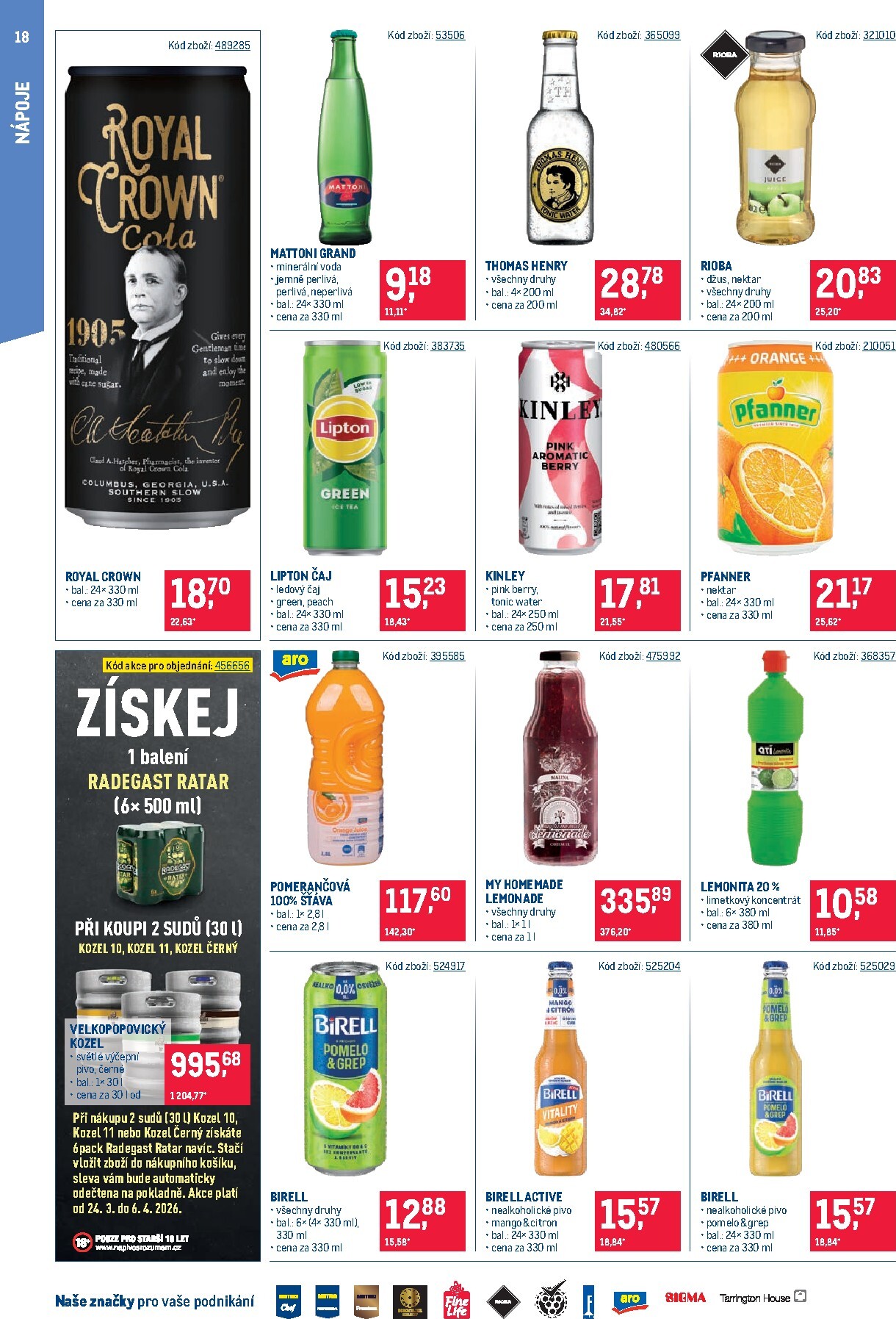 makro - Makro - Gastronomie leták platný od úterý 24.03.2026 do pondělí 06.04.2026 - page: 18