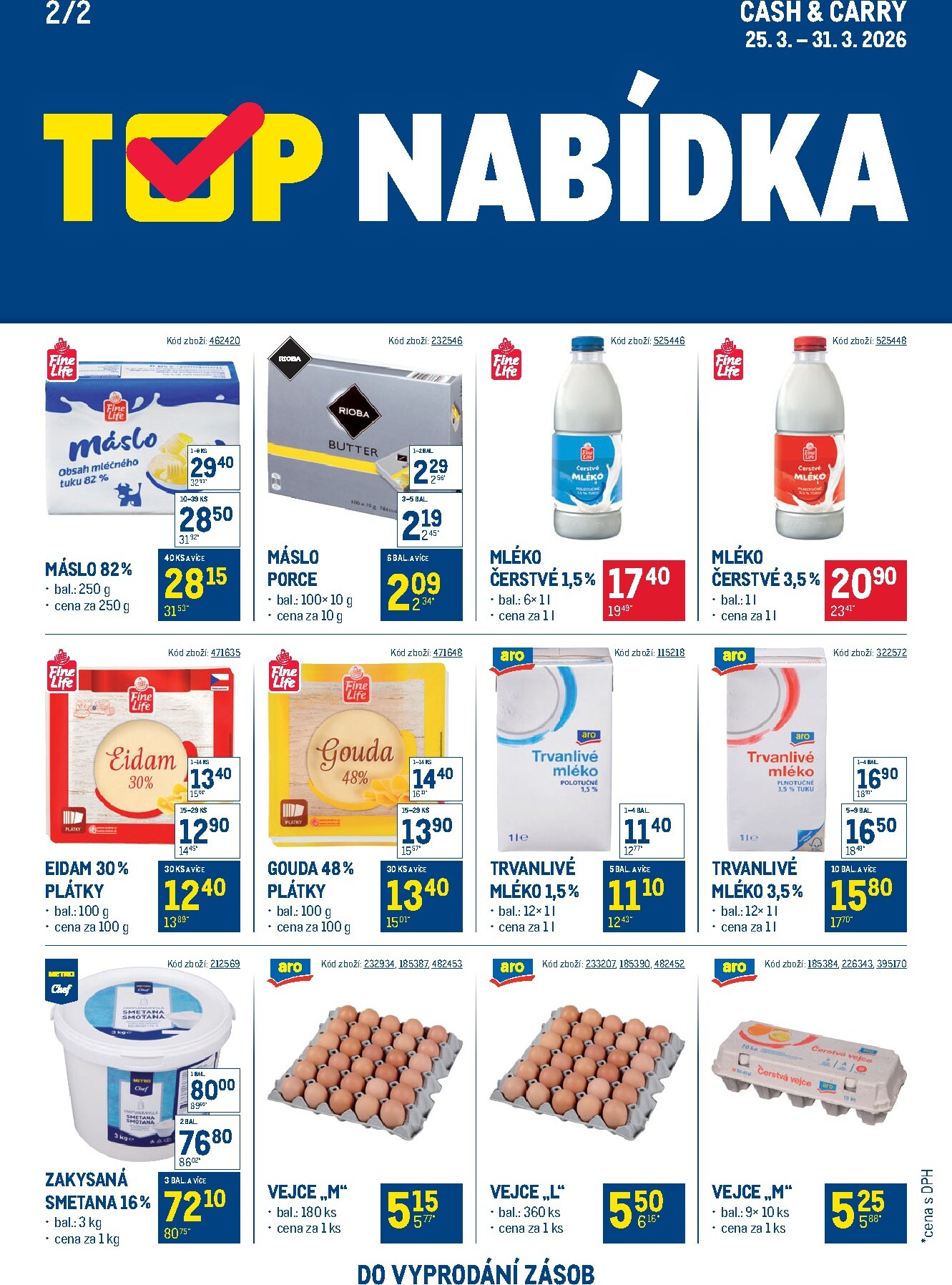 makro - Makro - TOP mléčné výrobky leták platný od středy 25.03.2026 do úterý 07.04.2026 - page: 2