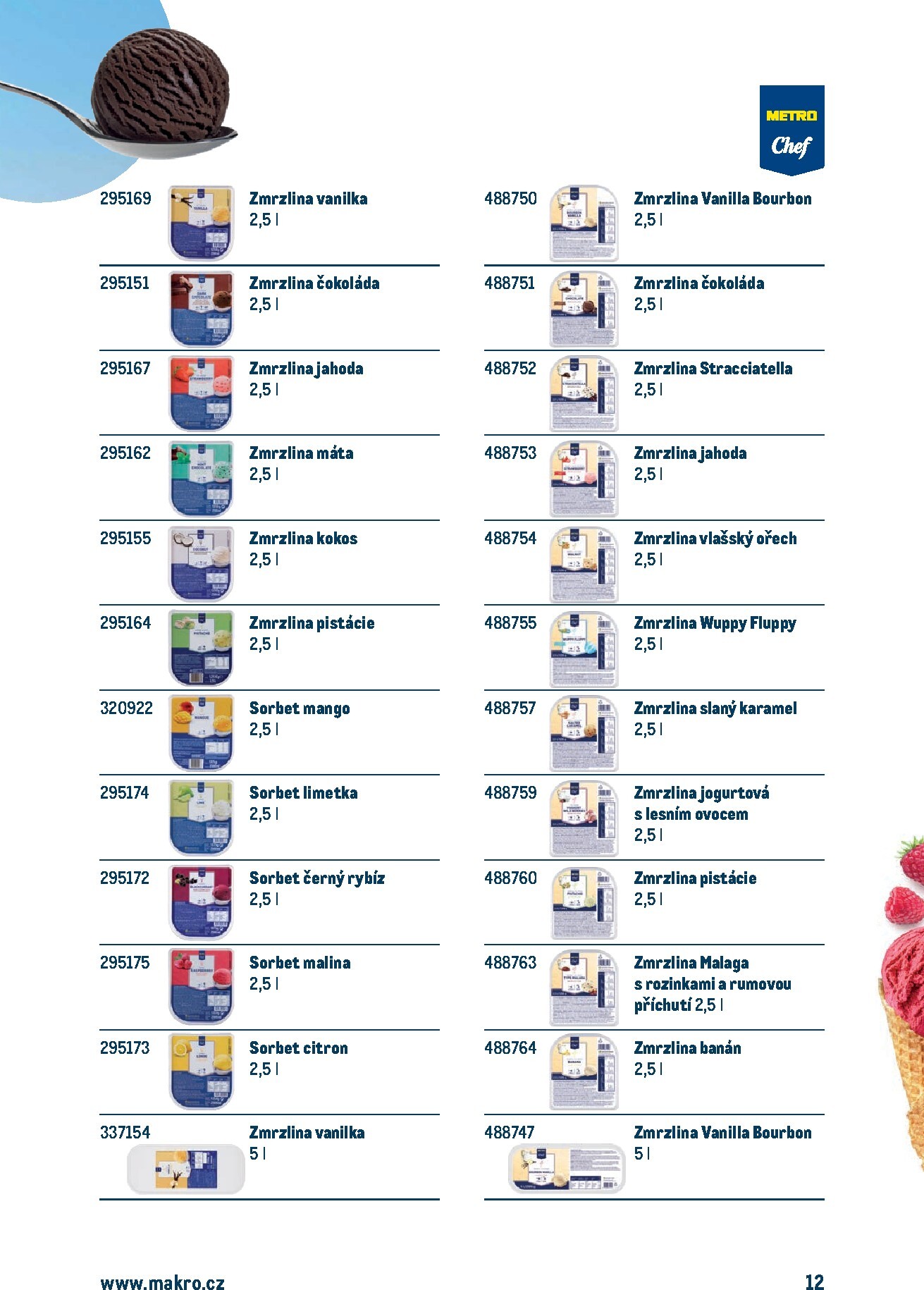 makro - Aktuální Makro - Doba zmrzlinová leták platný od středy 11.03.2026 do úterý 22.09.2026 - page: 12