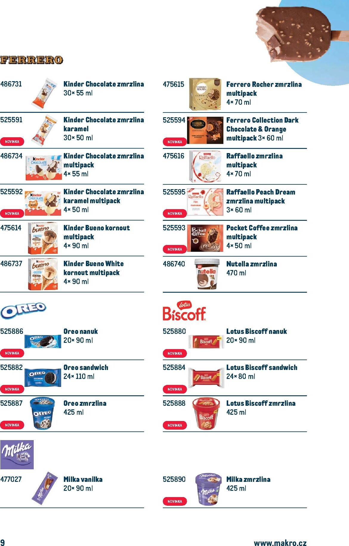 makro - Aktuální Makro - Doba zmrzlinová leták platný od středy 11.03.2026 do úterý 22.09.2026 - page: 9