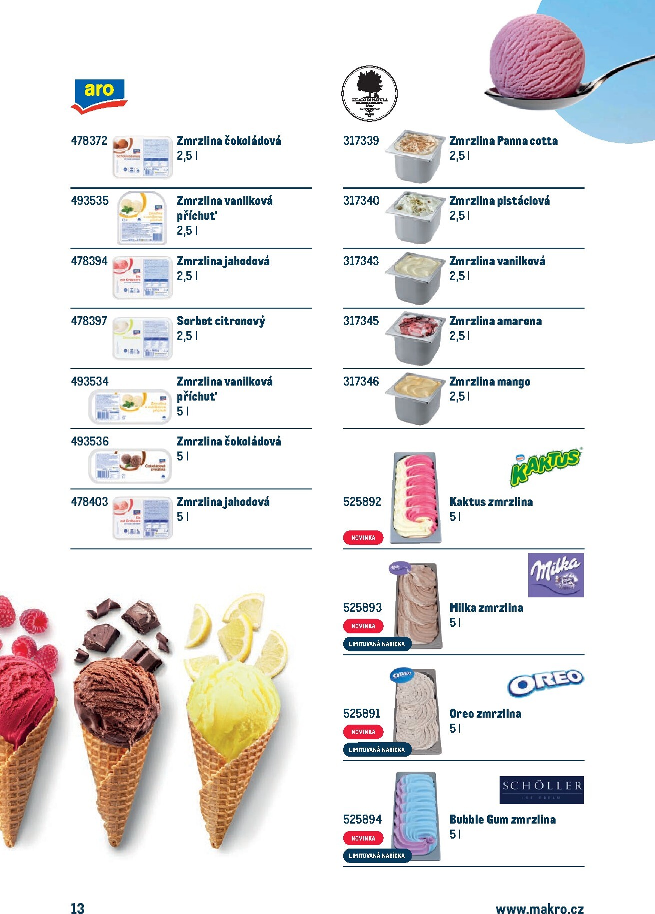 makro - Aktuální Makro - Doba zmrzlinová leták platný od středy 11.03.2026 do úterý 22.09.2026 - page: 13