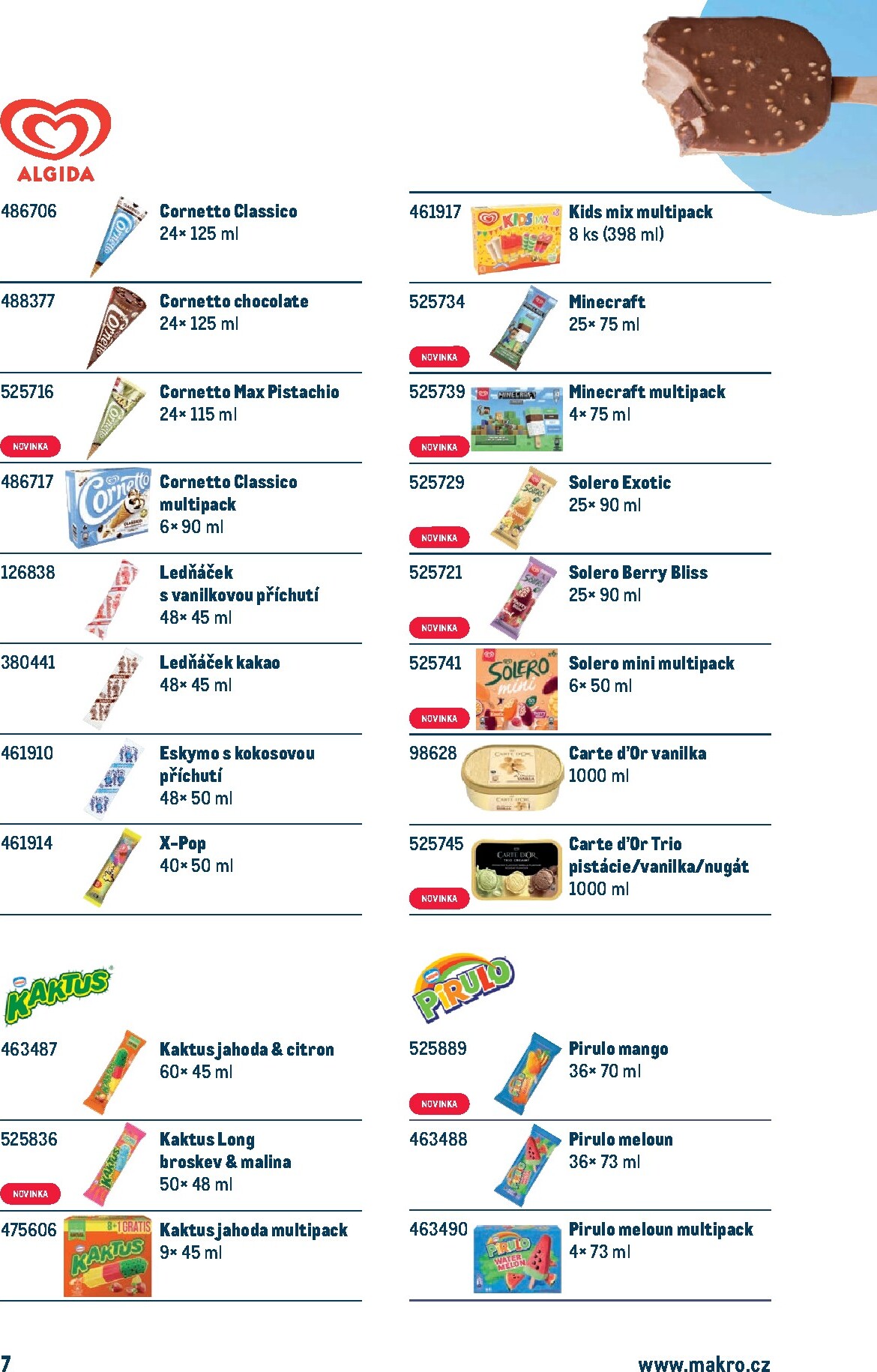 makro - Aktuální Makro - Doba zmrzlinová leták platný od středy 11.03.2026 do úterý 22.09.2026 - page: 7
