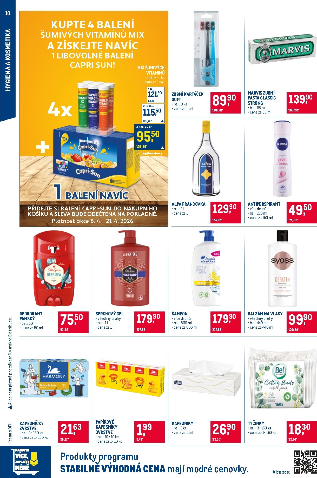 makro - Aktuální Makro - Nepotravinové zboží leták platný od středy 08.04.2026 do úterý 21.04.2026 - page: 10