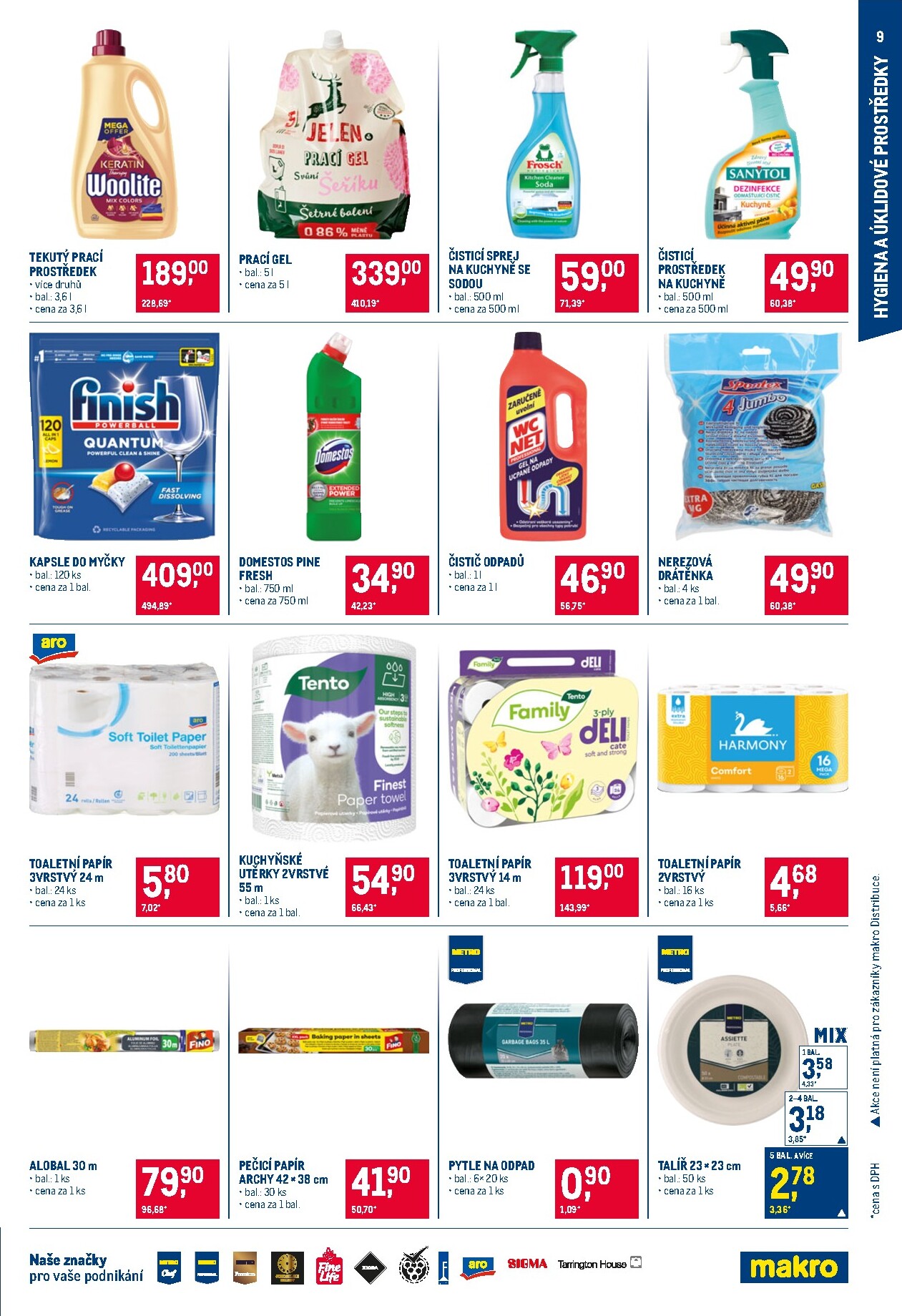 makro - Aktuální Makro - Nepotravinové zboží leták platný od středy 08.04.2026 do úterý 21.04.2026 - page: 9