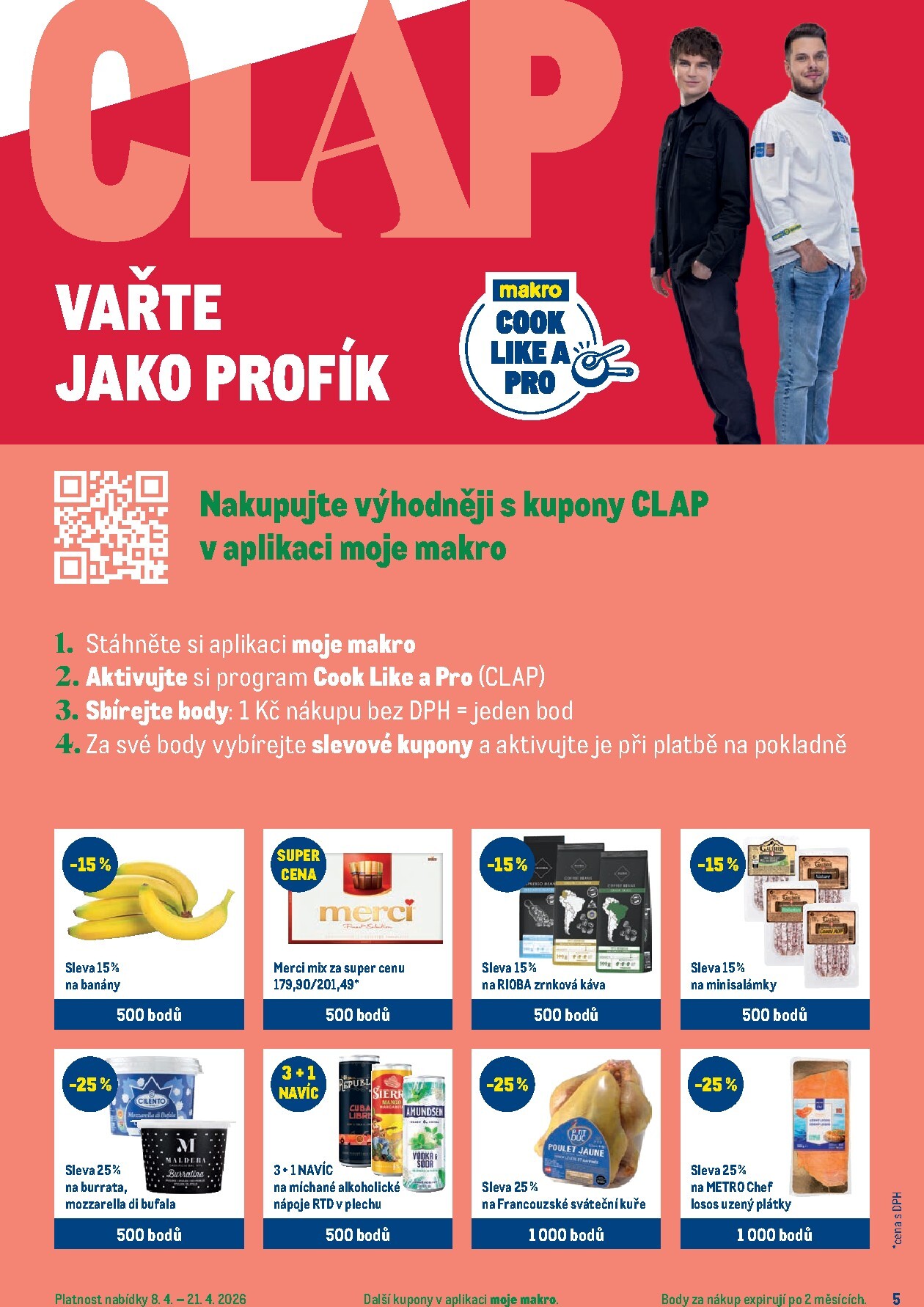 makro - Aktuální Makro - Pro milovníky jídla leták platný od středy 08.04.2026 do úterý 21.04.2026 - page: 5