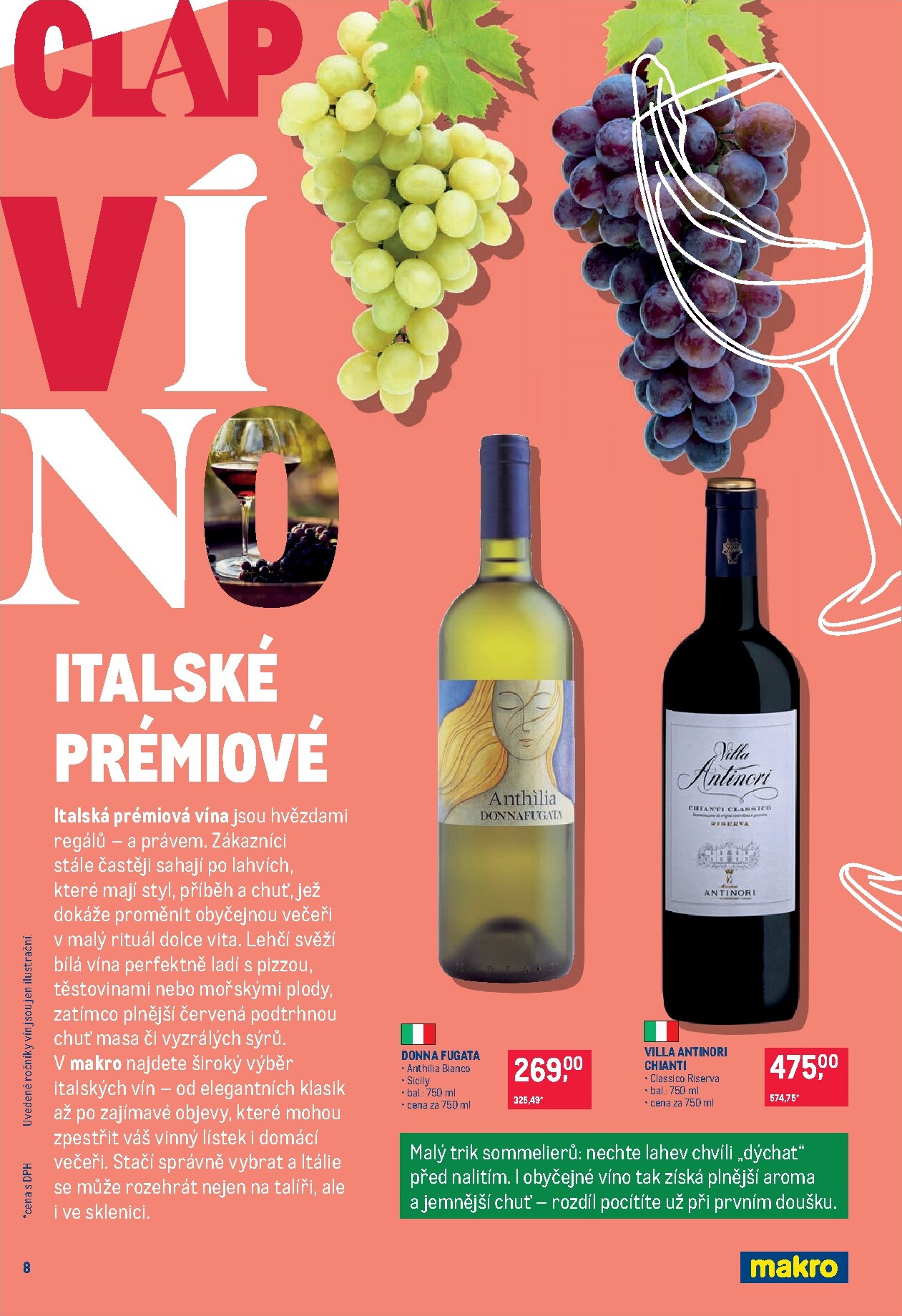 makro - Aktuální Makro - Pro milovníky jídla leták platný od středy 08.04.2026 do úterý 21.04.2026 - page: 8