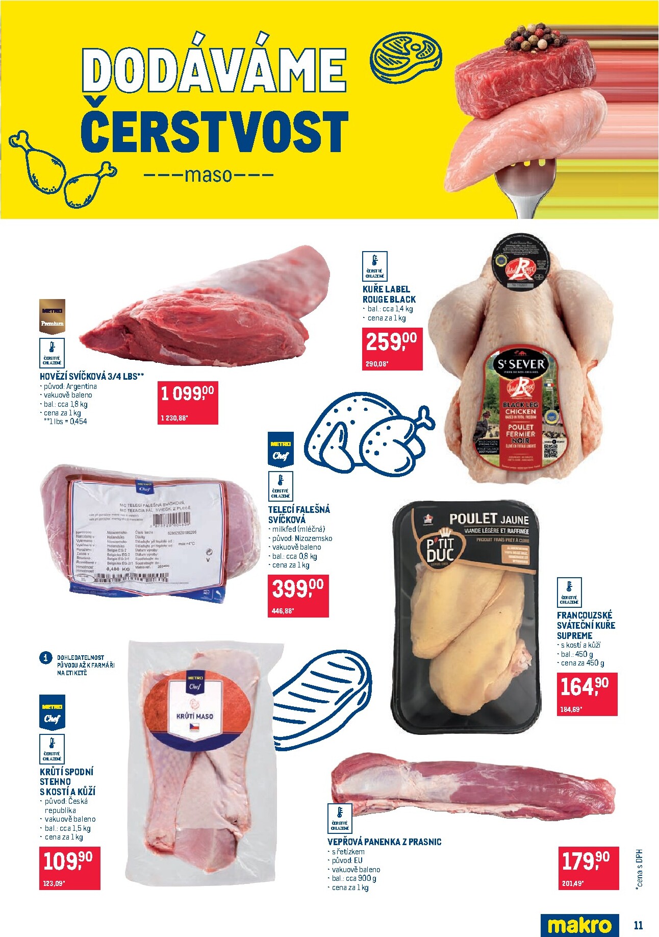 makro - Aktuální Makro - Pro milovníky jídla leták platný od středy 08.04.2026 do úterý 21.04.2026 - page: 11