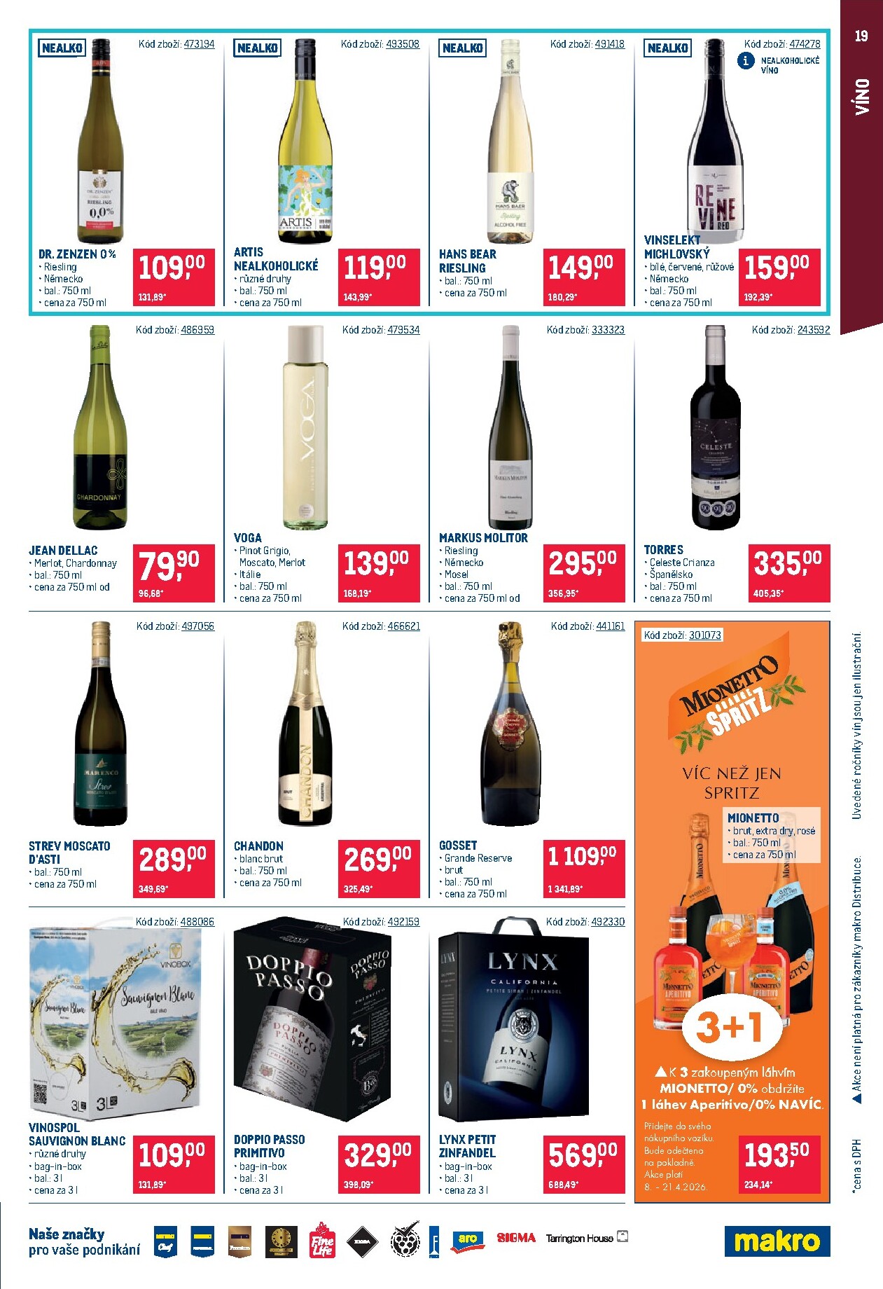 makro - Aktuální Makro - Gastronomie leták platný od středy 08.04.2026 do úterý 21.04.2026 - page: 19